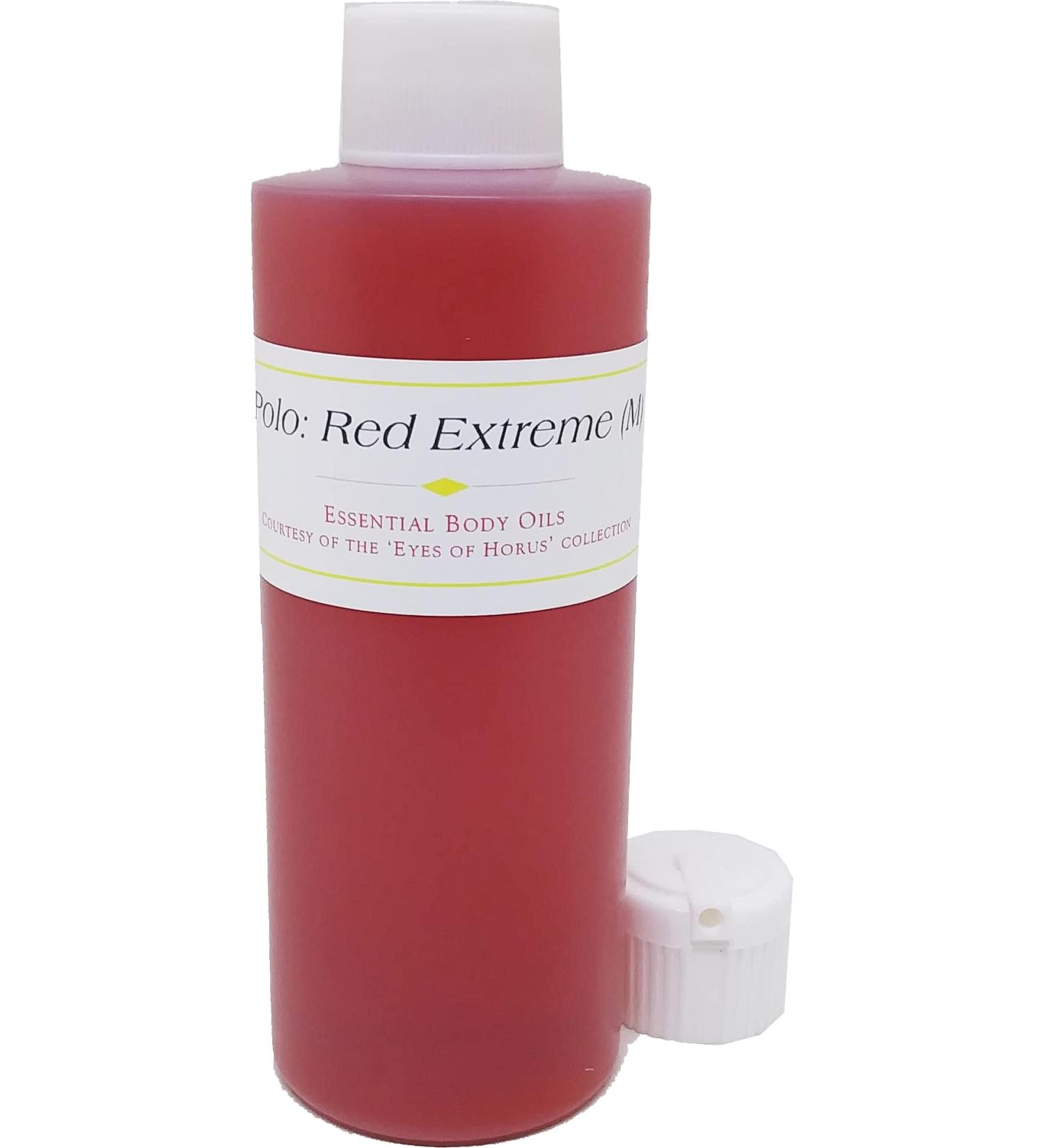 Polo: Red Extreme - Type For Men Scented Body Oil Fragrance Flip Cap - Red - 4 oz. - ID#31952 4 Fl Oz (Pack of 1)