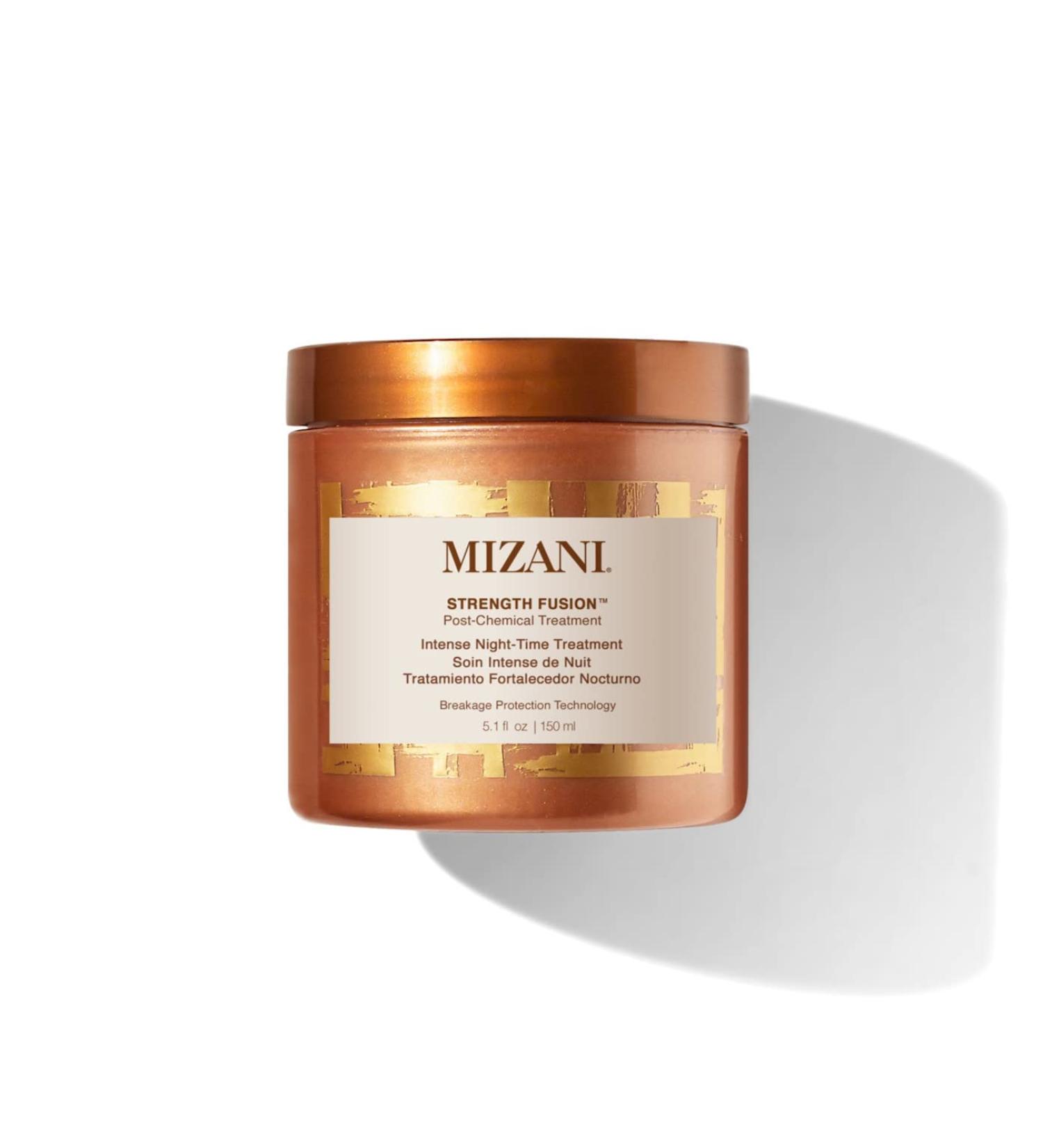 Mizani Strength Fusion Intense Night-Time Treatment - Shea Butter Hair Mask for Curly Hair | 5.1 Fl Oz - Buy Online on GoSupps.com