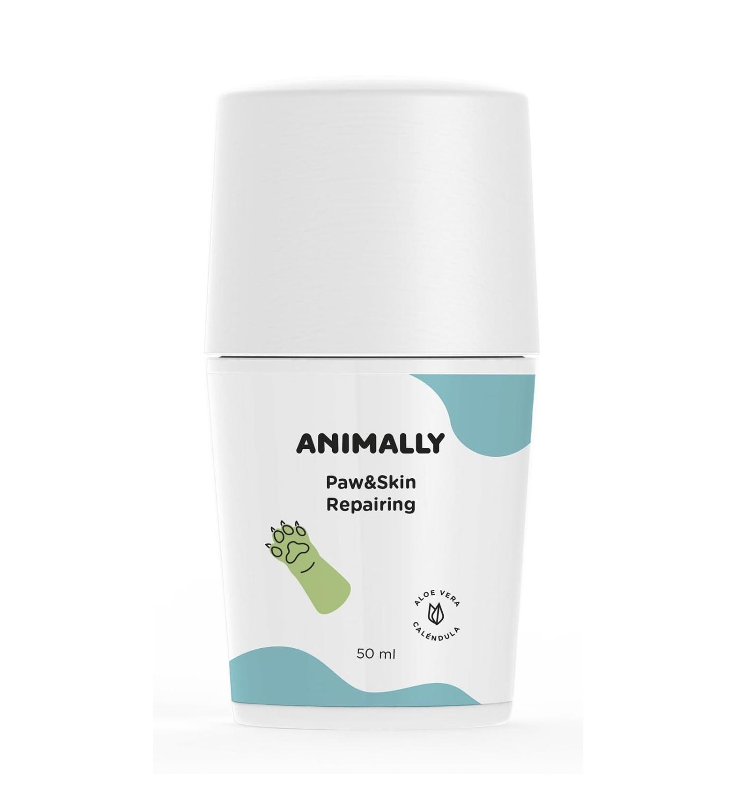 Animally Paw & Skin Balm 50ml | Natural Paw Protection for Dogs & Cats | Aloe Vera & Calendula | Sensitive & Cracked Paws - Buy Online on GoSupps.com
