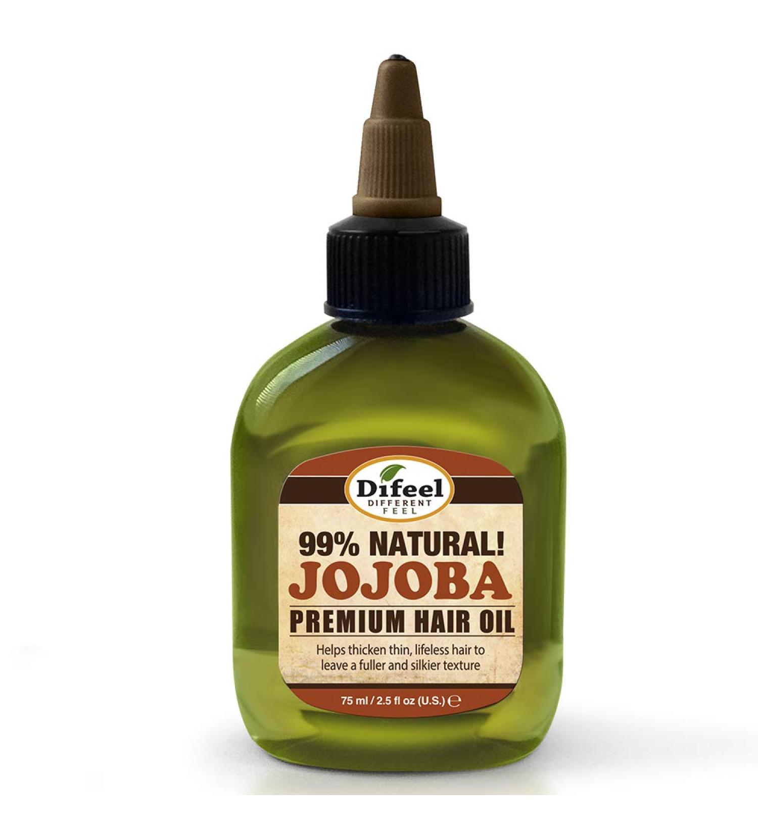Difeel Premium Natural Jojoba Hair Oil - Nourish & Strengthen Hair | Buy Online Worldwide - Buy Online on GoSupps.com