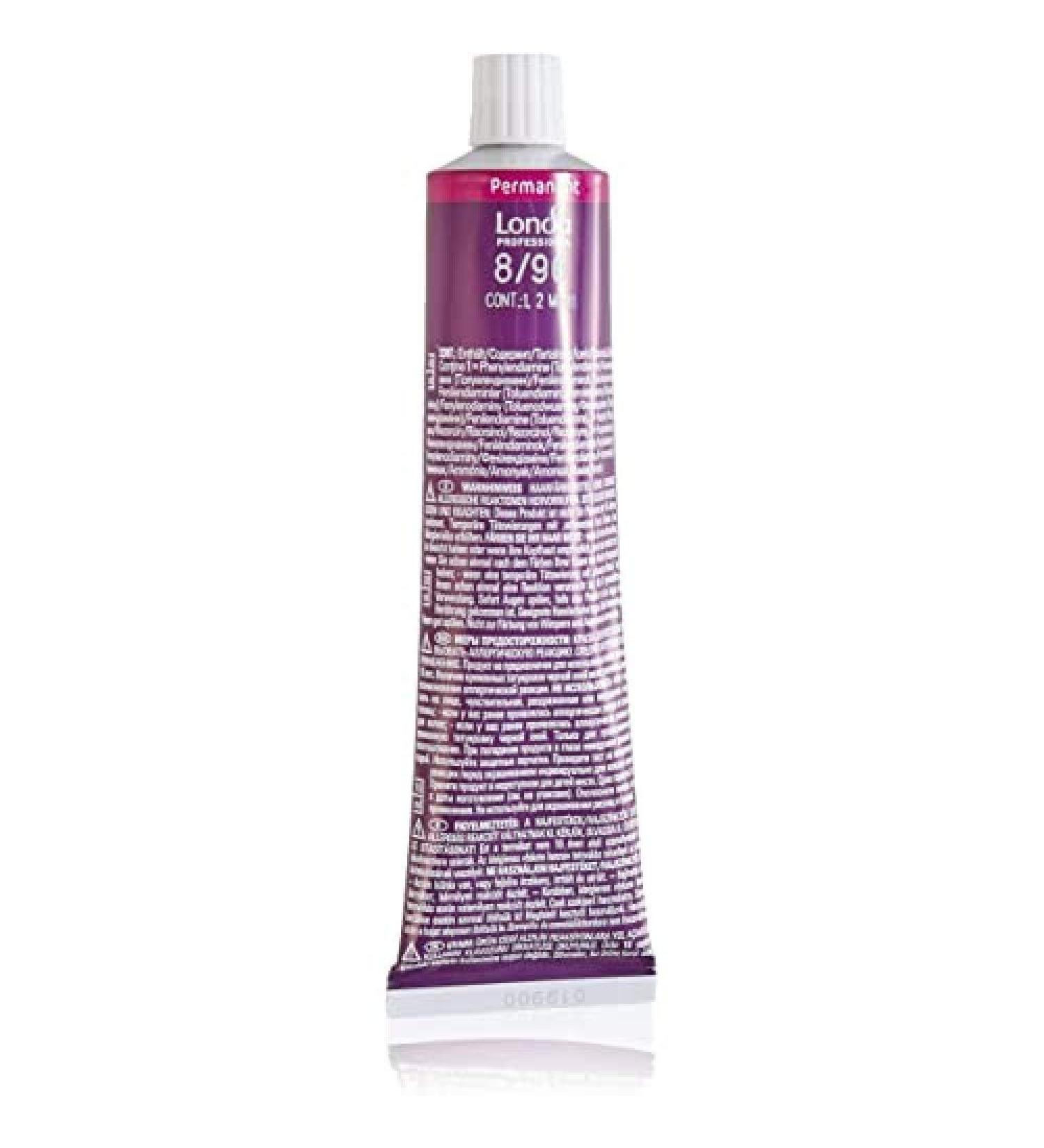 Londa Color 8/96 Cream Hair Color - Light Blonde Cendr -Violet 60ml | Premium International Shipping - Buy Online on GoSupps.com