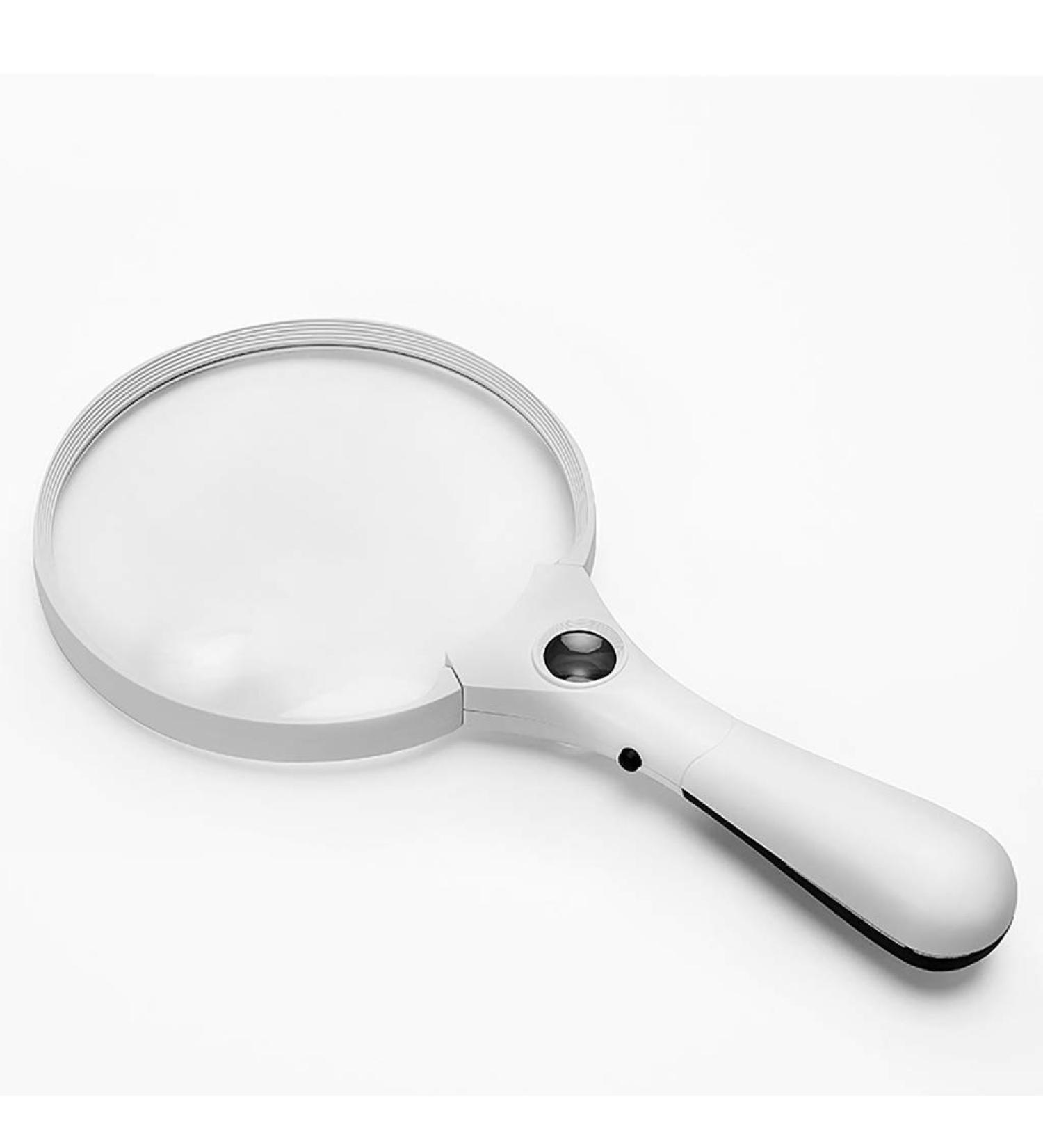 Handheld Glass 137MM HD Elderly Children Reading Recognition Extended Mirror with Illumination 5X10X Made in China - Buy Online on GoSupps.com