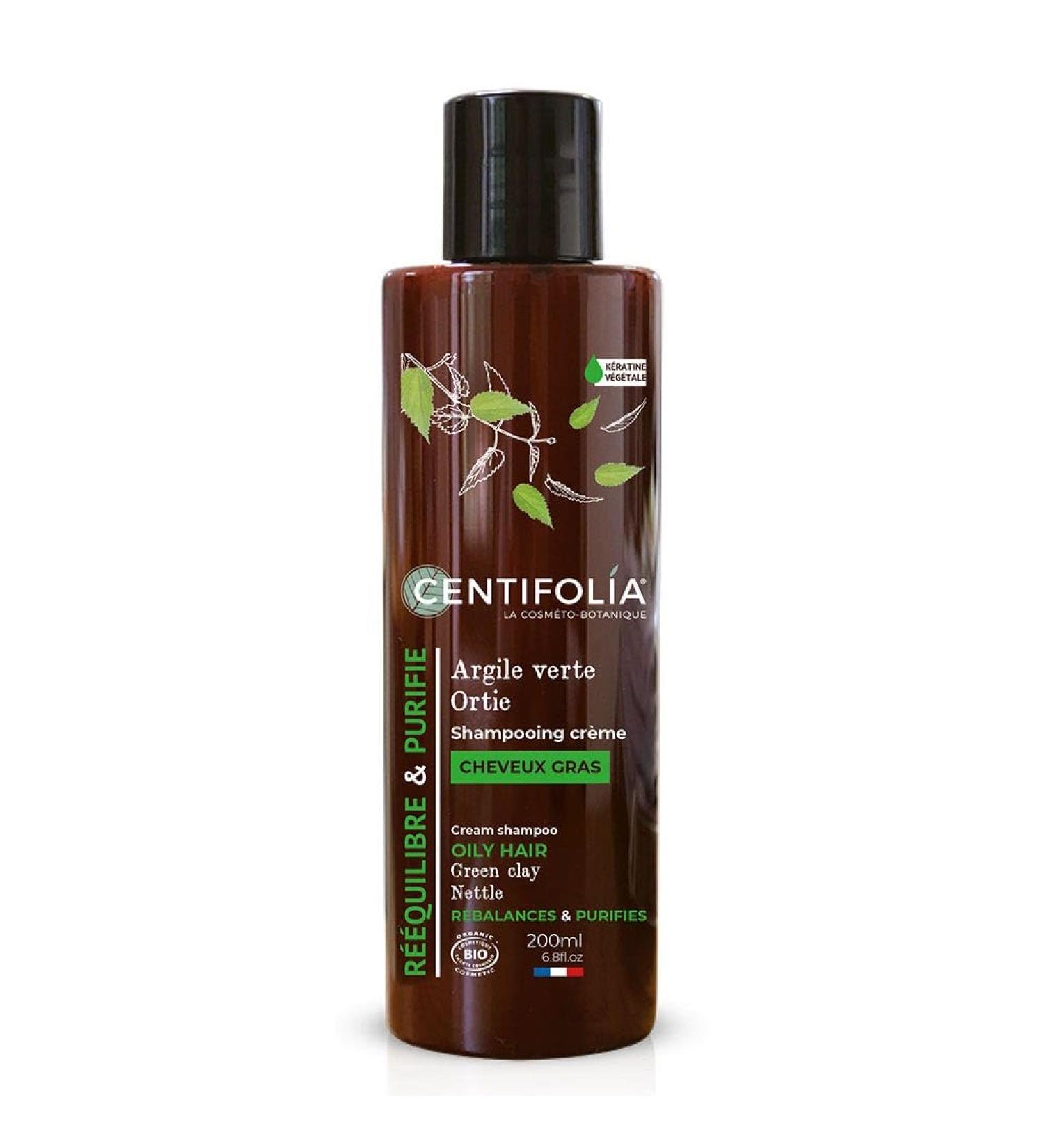 Centifolia Shampoos Cream shampoo for oily hair Nettle/Green clay 200ml