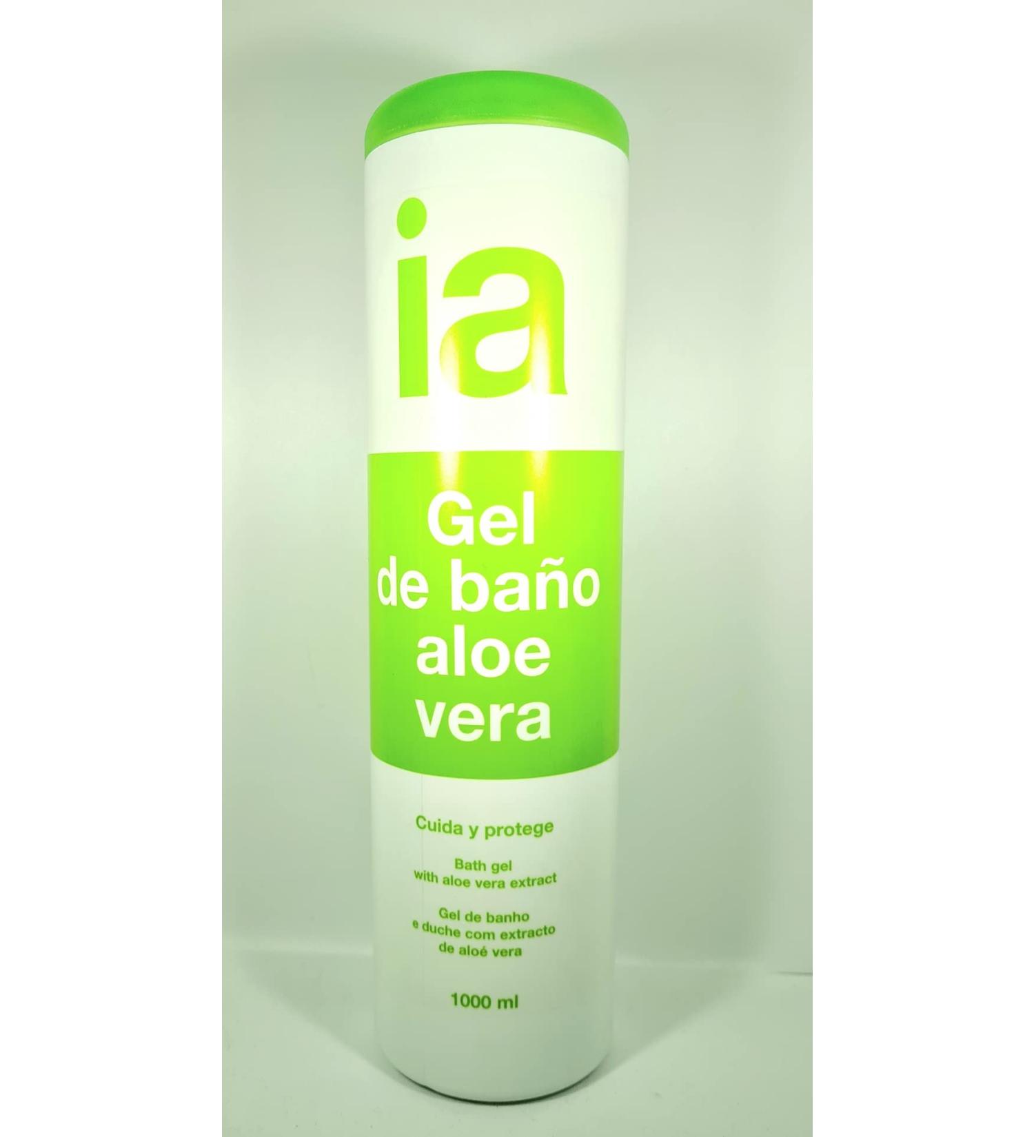 Interapothek Interapothek Aloe Vera Bath Gel 1 Litre Maxi Size Moisturises and Softens the Skin