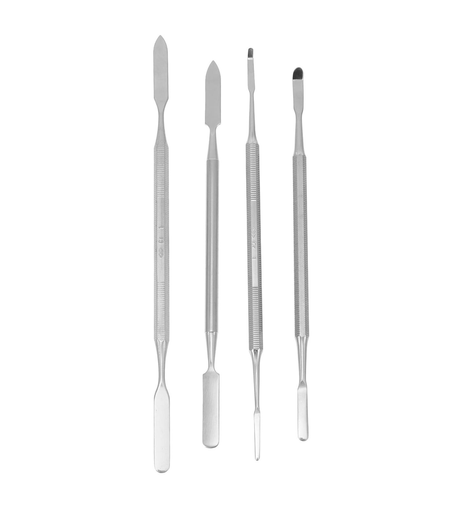 Gatuida 4 pi ces Set de B tons de M lange Acier Inoxydable Double-face pour Manucure et Maquillage Accessoires de Manucure Professionnels Faciles Nettoyer et Transporter - Buy Online on GoSupps.com