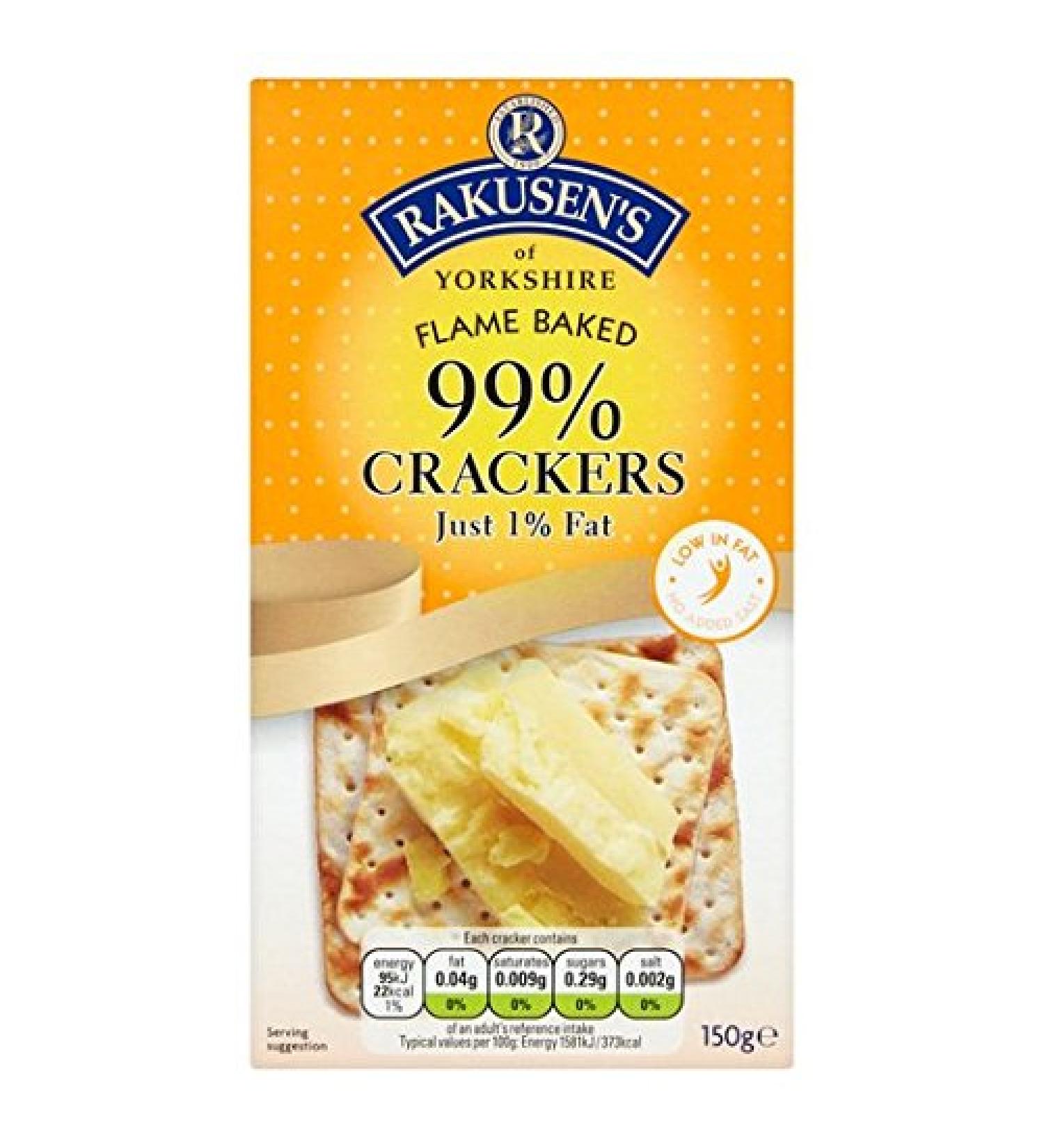 Rakusen's Rakusen's Fat-Free Crackers 99% 150g