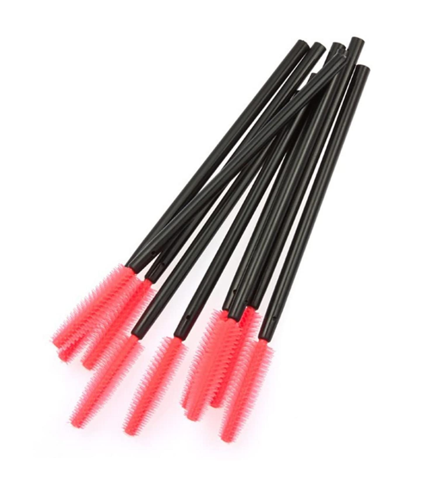 50PCS Disposable Silicone Eyelash Brush Wands - Mascara Applicator & Eyebrow Tools | Tower Shape Eyelash Extensions Supplies - Buy Online on GoSupps.com