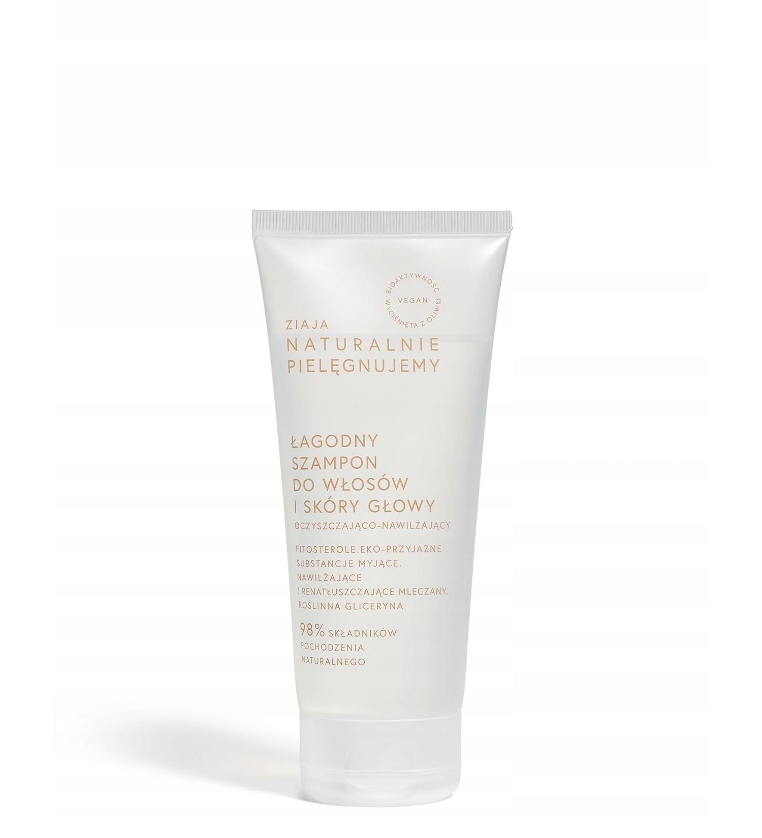 ZIAJA ZIAJA NATURALLY CARE GENTLE SHAMPOO FOR HAIR AND SCALP CLEANSING AND MOISTURIZING 200ML 200 ML - Buy Online on GoSupps.com