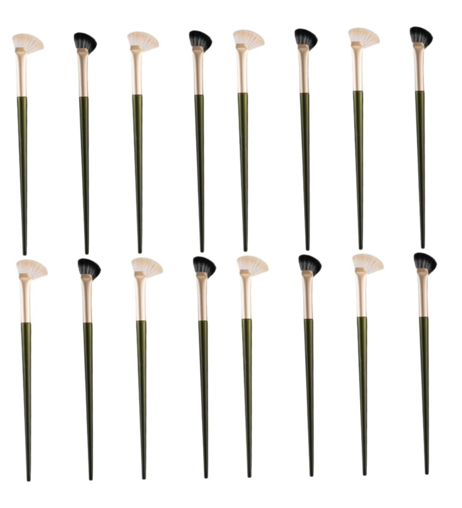 Baluue 16 Pcs Nose Shadow Brush Makeup Accessory Flat Concealer Brush Nose Makeup Brush Small Concealer Brush Angled Brush Eye Shadow Brush Contour Brush Makeup Tool Angled Cosmetic Brush - Buy Online on GoSupps.com