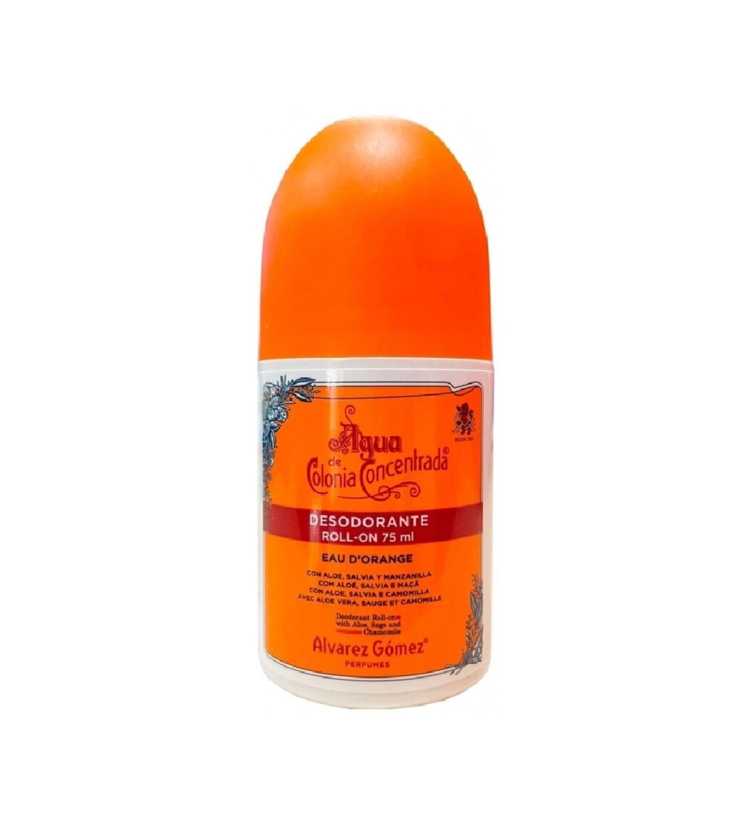 Alvarez Gomez Concentrated ECOLOGY WATER roll-on deodorant orange 75 ml