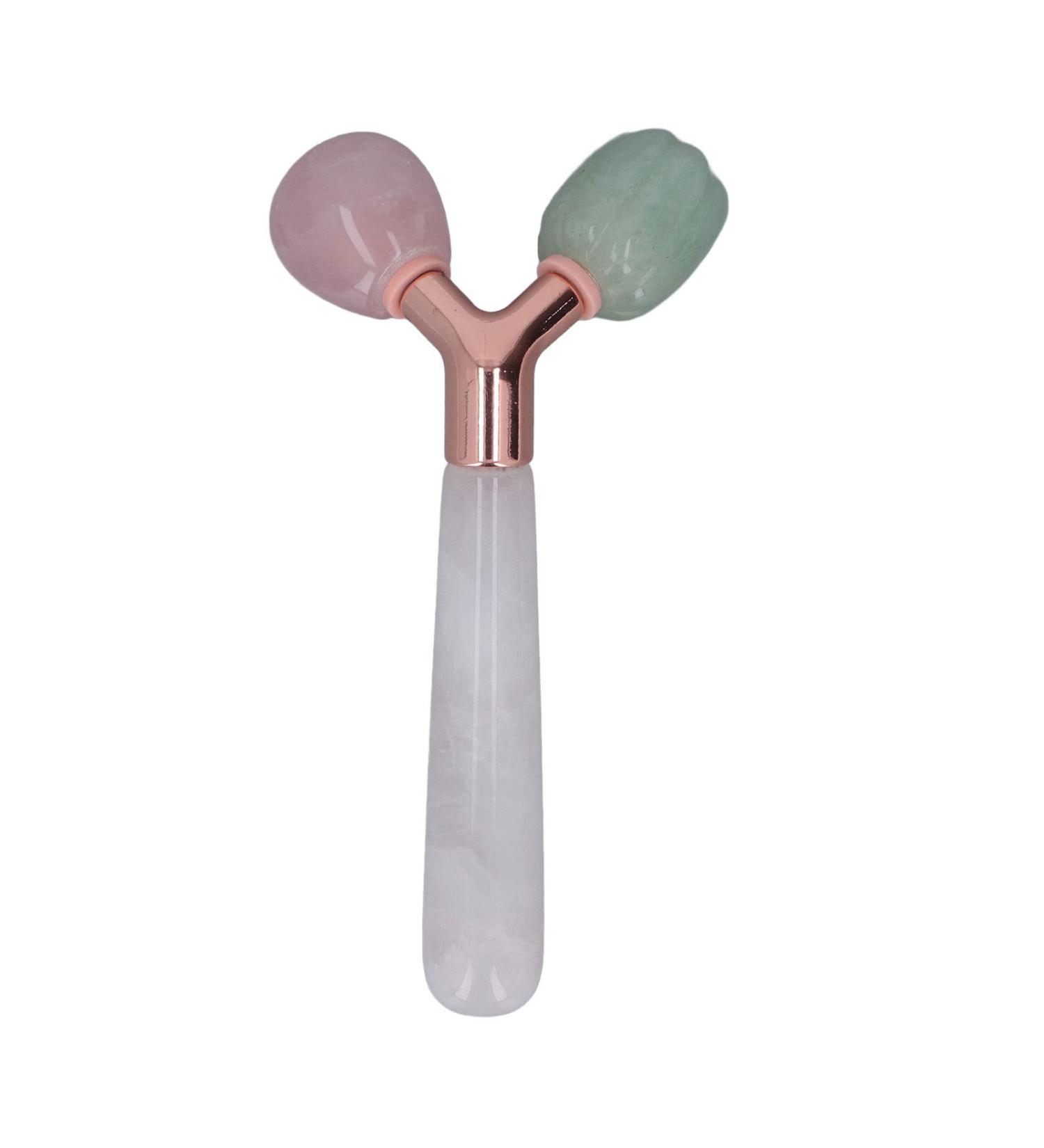 Jade Roller for Skin Tightening & Puffiness Reduction | Premium Facial Massager & Sculpting Tool for Face Eyes & Neck - Buy Online on GoSupps.com