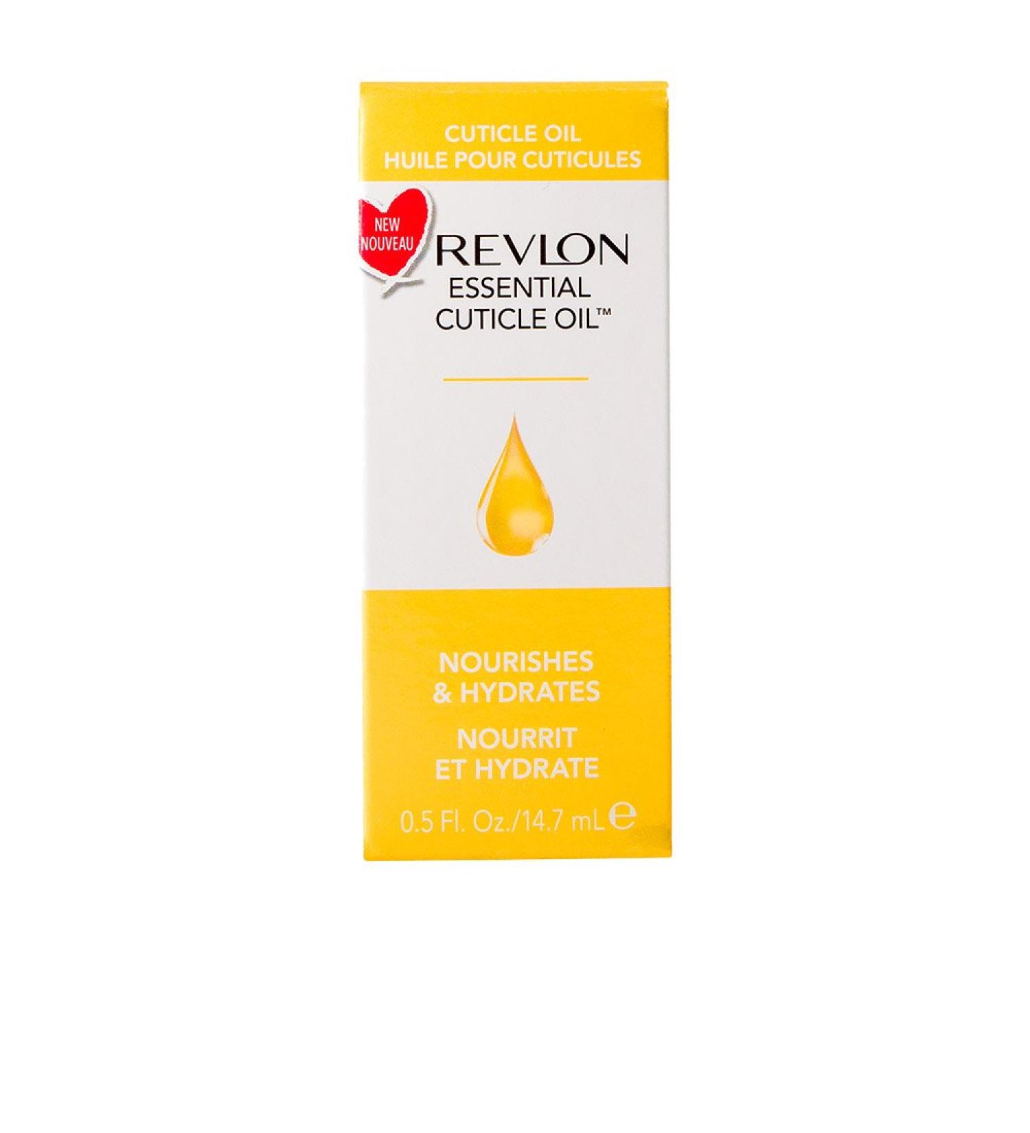 Revlon Essential Cuticle Oil 0.5 oz with Vitamin E - Nourishing Nail Care - Buy Online on GoSupps.com