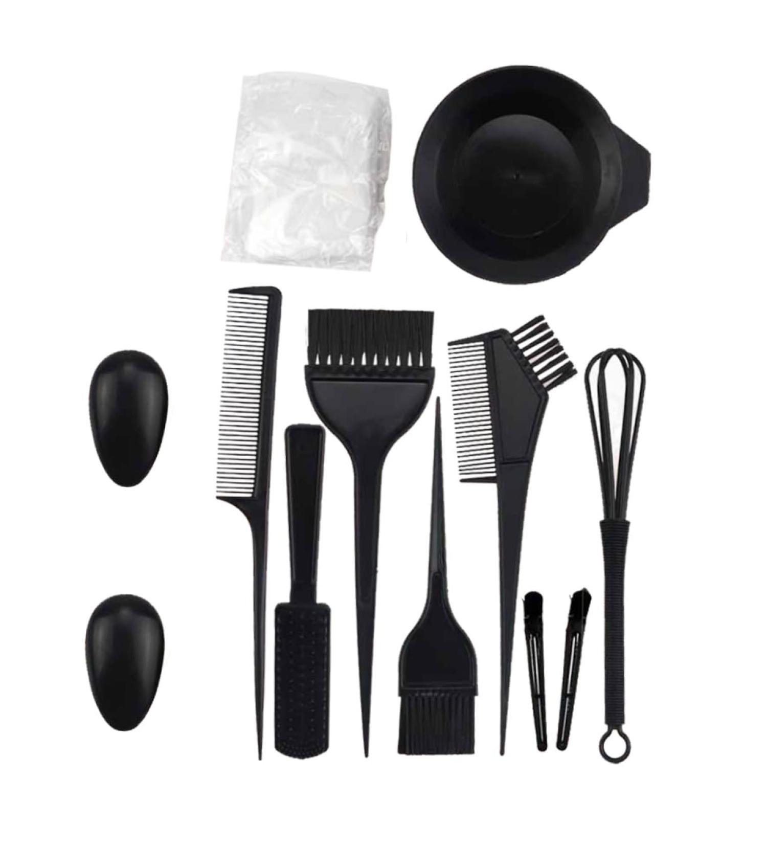Kit de Teinture pour Cheveux 12 Pi ces Ensemble D Outils Bols Peignes Brosse Cache-Oreilles Mixeur Coloration Capillaire Maison et Salon pour D butants et Professionnels - Buy Online on GoSupps.com