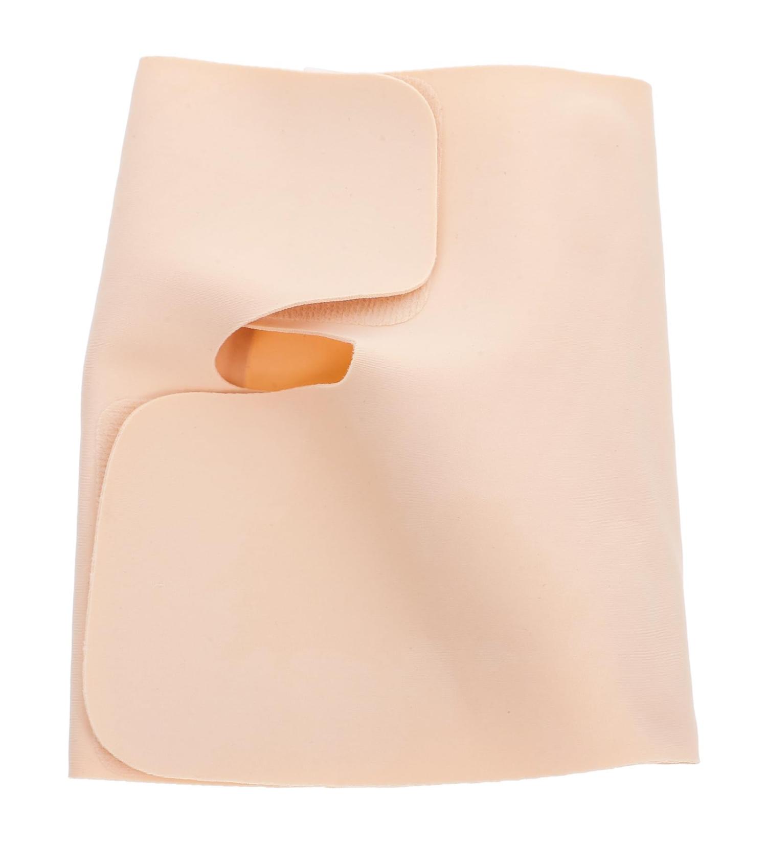 Knee Brace Compression Sleeve for Support in Running Gym Hiking | Beige Knee Support for Sports - Buy Online on GoSupps.com