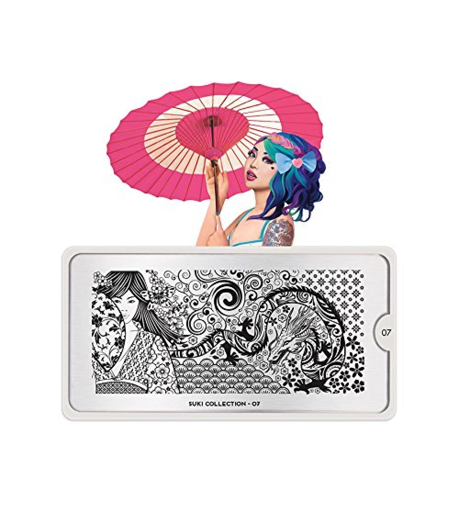 MoYou Stamping Schablon - Suki 07 | International Shipping & Nail Art Supplies - Buy Online on GoSupps.com