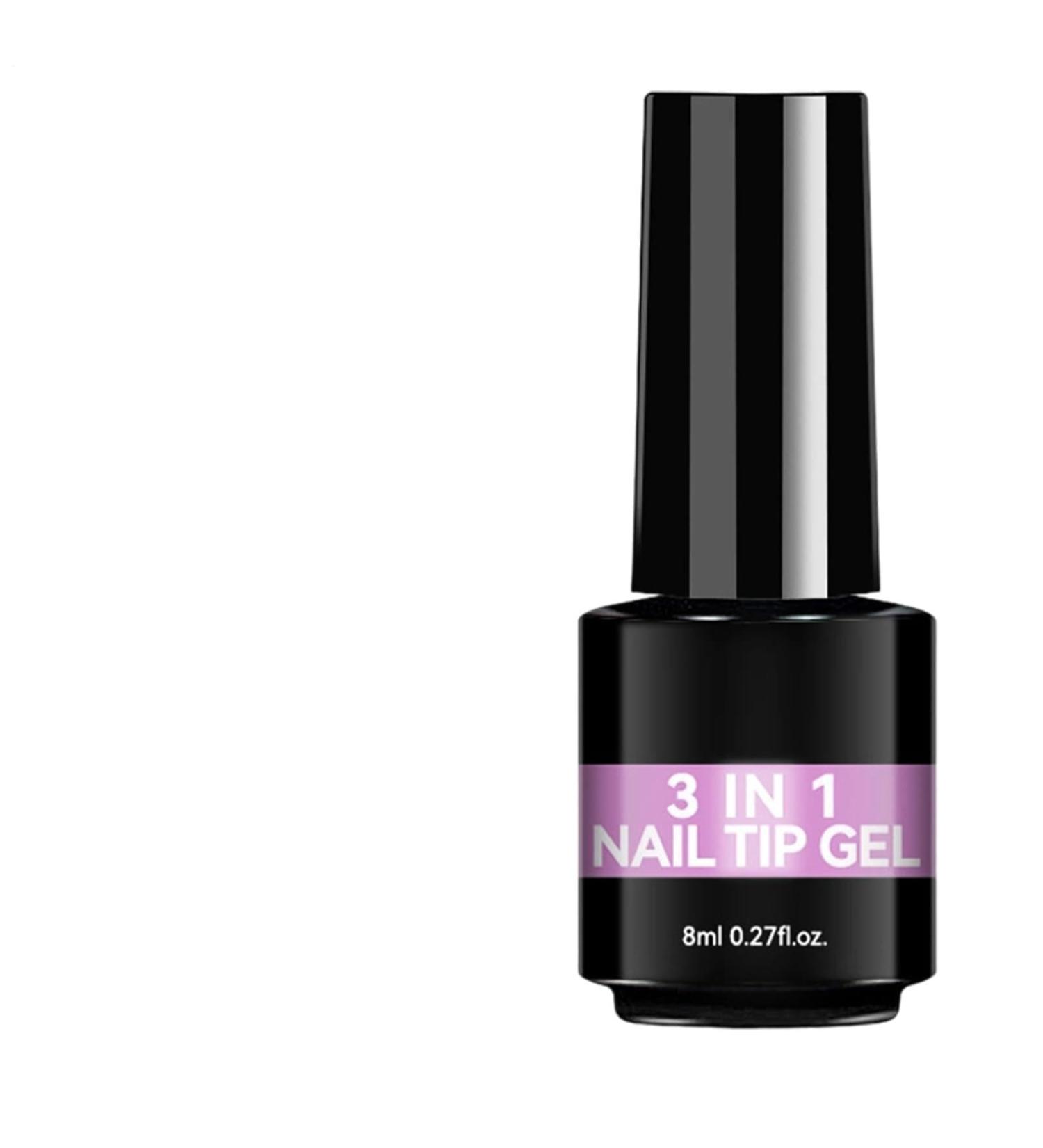MLqkpwy UV Curing Nail Glue - 8ml Odorless Adhesive | Nail Extension Gel - For Beginners For Professionals For Salons For Home Use For Manicures - Buy Online on GoSupps.com