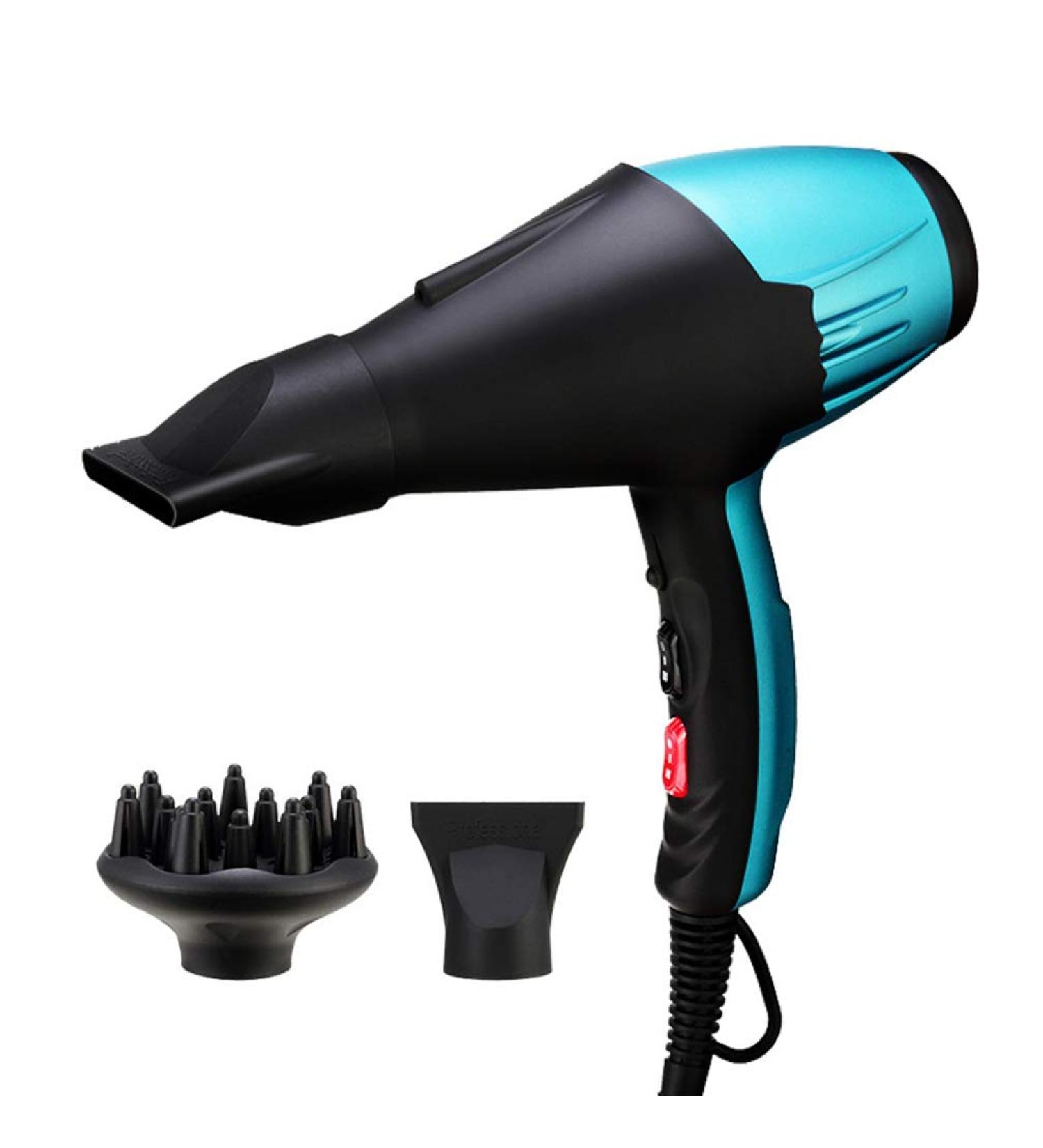 Professional Ionic Hairdryer 1800W Hair Dryer Salon with Diffuser Nozzles Set Fast Blow Dryer with 3 Heat 2 Speed Cool Shot Long Cable Quiet Low Noise Lightweight Suitable for Family Travel small gift - Buy Online on GoSupps.com