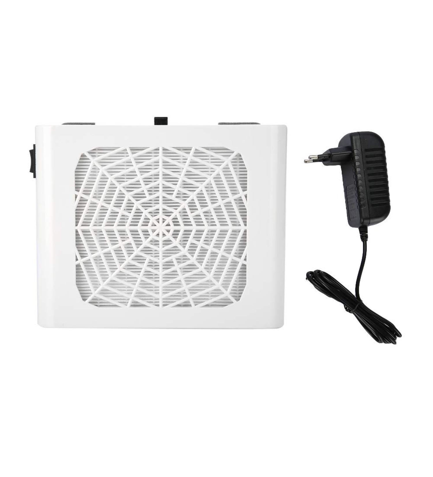 Nail dust extraction with HEPA UV gel nail extraction for nail art salon