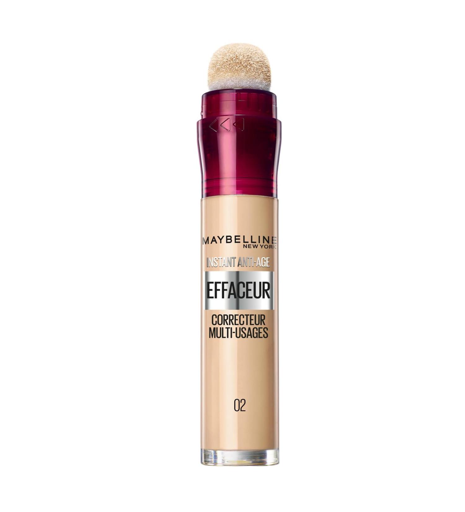 Maybelline New York Instant Eraser Concealer Fluid Concealer Nude Beige (02) 5 ml - Buy Online on GoSupps.com