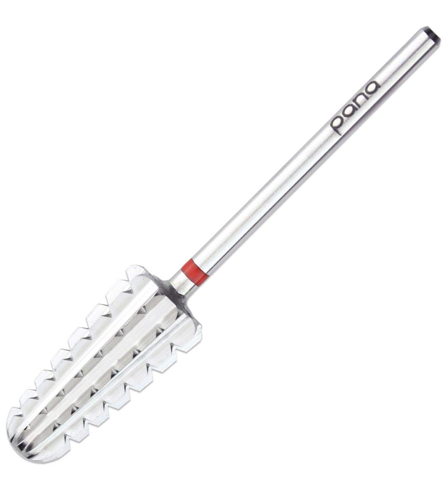 PANA Nail Carbide Volcano Bit - 3X Coarse Silver - Dual Rotating Design for Left and Right Handed Use - Fast Acrylic and Hard Gel Removal - 3/32 Shank - Manicure Nail Art Drill Machine - Buy Online on GoSupps.com
