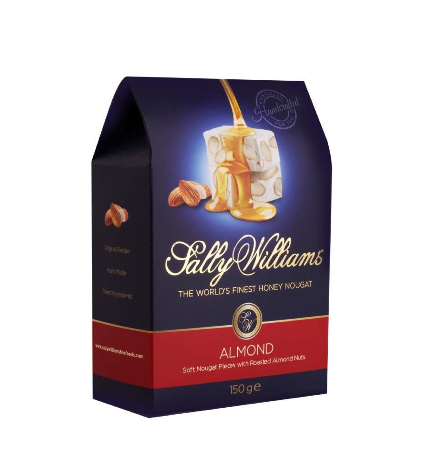 Sally Williams Premium Soft Honey Nougat Gift Box - Handcrafted Nougat with Roasted Almonds - 150g Pack of 2 | International Shipping Available - Buy Online on GoSupps.com