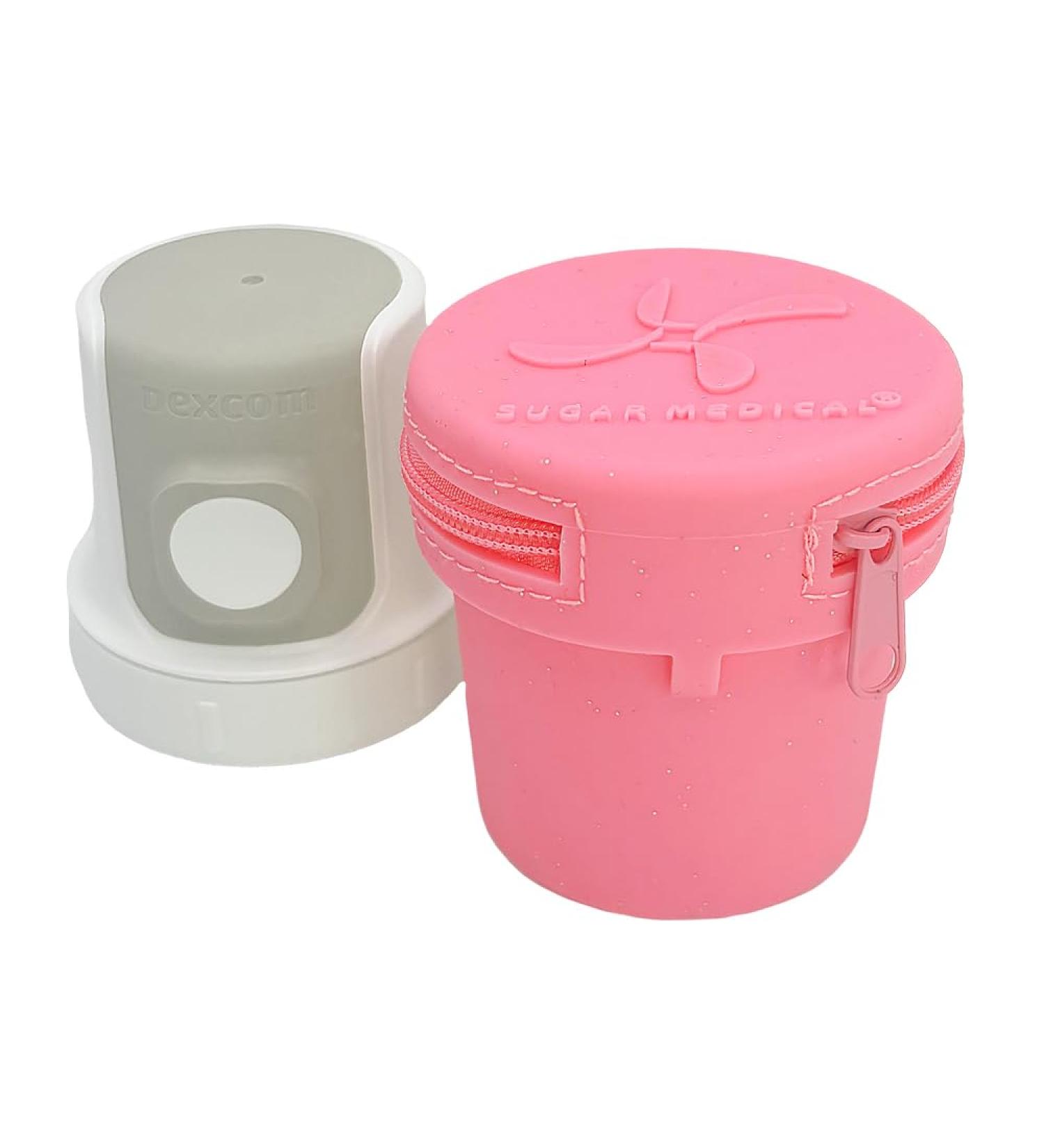 Sugar Medical Travel Protective Case for Dexcom G7 | Diabetic Care Products | Pink Glitter Dexcom G7 Cover | Protect Your Diabetes Device - Buy Online on GoSupps.com