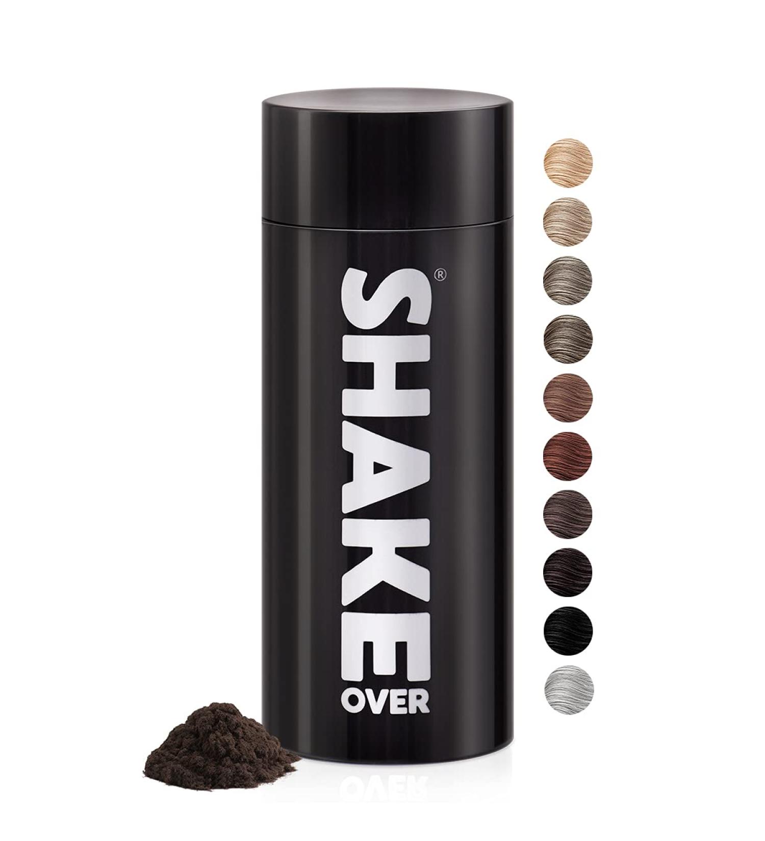 Shake Over Vegan Hair Compression - Zinc-Enriched Fibers Medium Brown 30g | High-Quality Bulk Hair Made in Europe - Buy Online on GoSupps.com