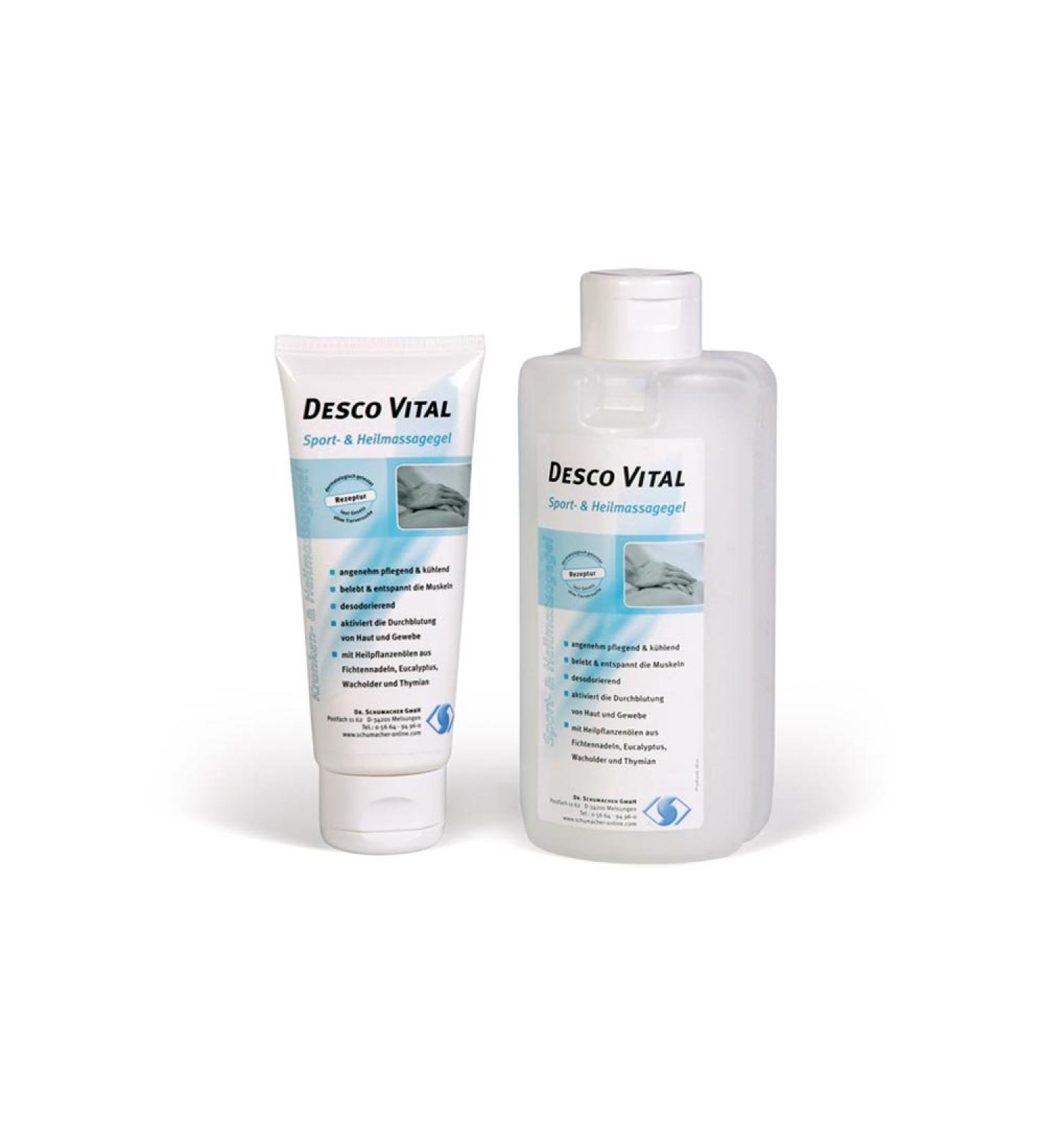 Dr Schumacher Desco Vital Gel sports and healing massage gel 500ml 500 ml (1 pack)
