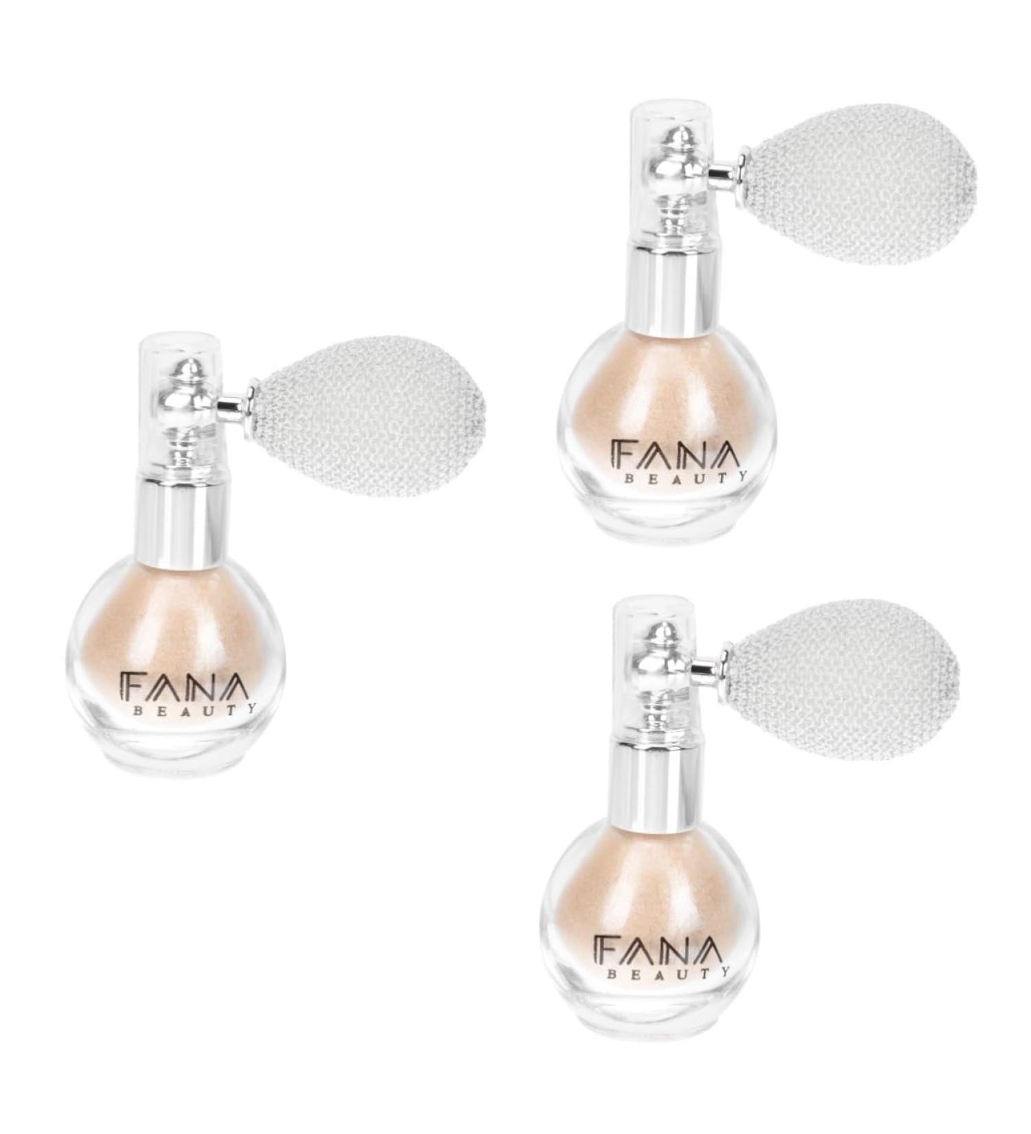 TEHAUX 3 Pcs Spray Glitter Glass Sprayer Glitter Powder Sprayer Highlight Powder Bottle Face Powder Body Ivoryx3pcs 7x5.5cmx3pcs - Buy Online on GoSupps.com