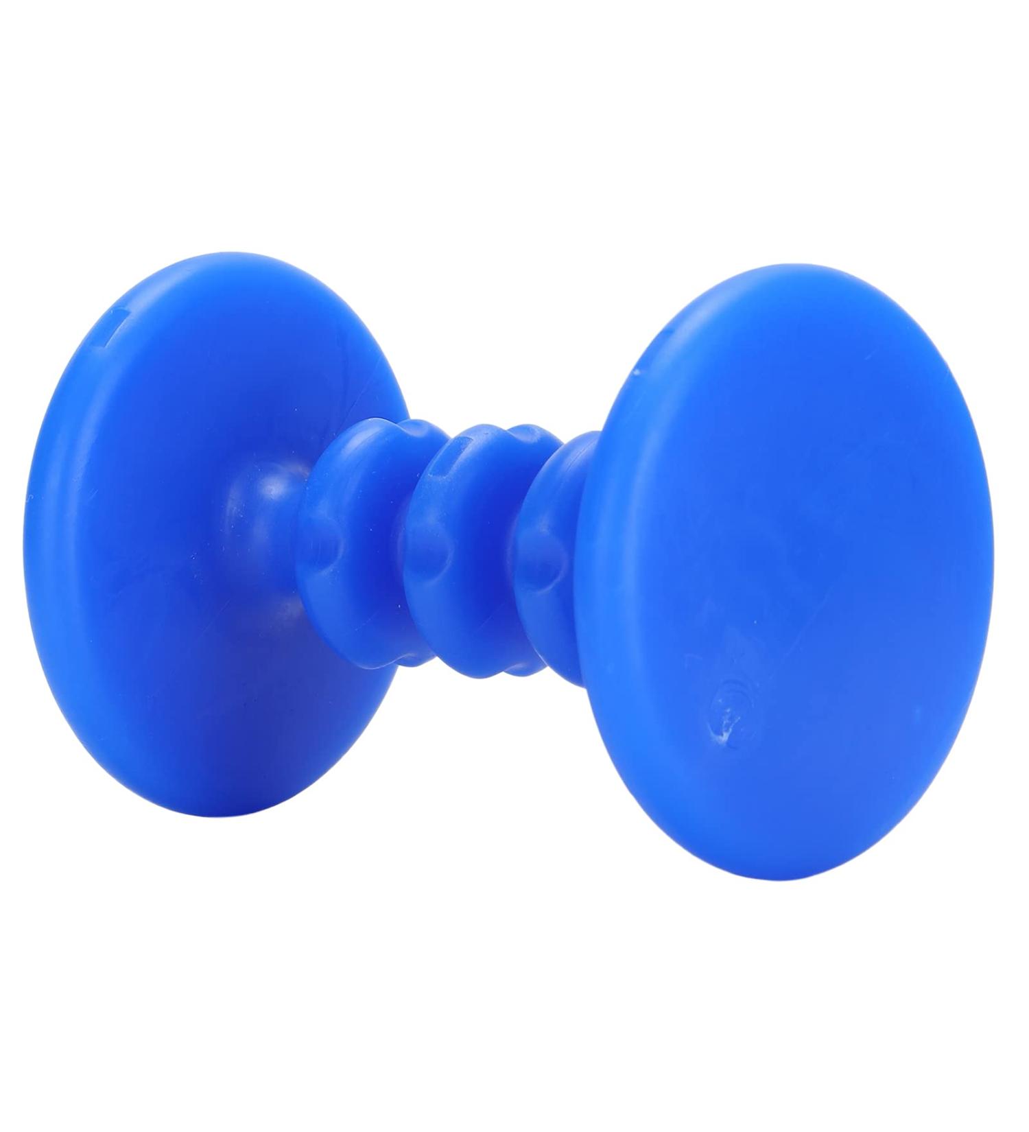 Verdant Touch Foot Massage Roller - Manual Pain Relief & Muscle Relaxer for Elderly | Blue | International Shipping Available - Buy Online on GoSupps.com