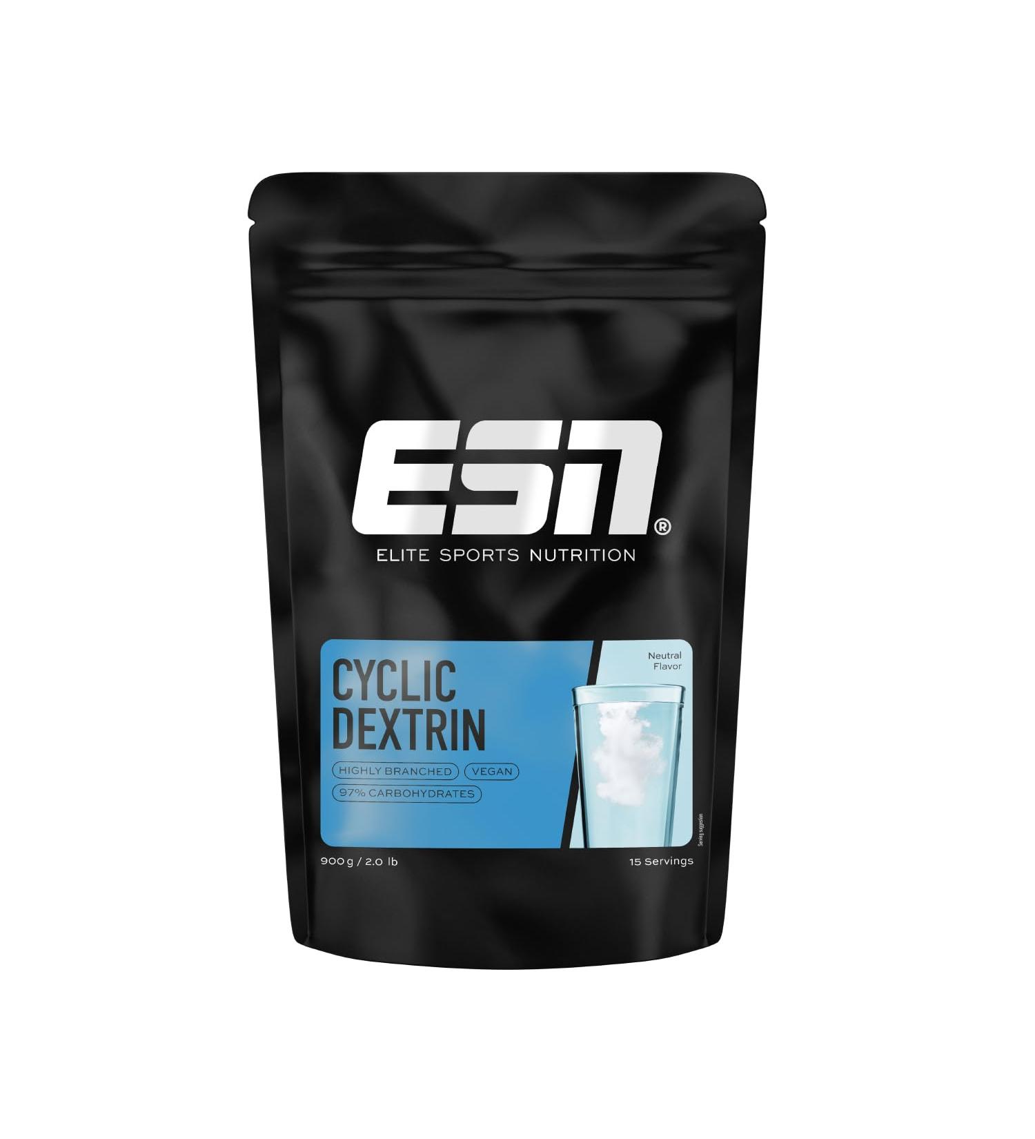 ESN Cyclic Dextrin 900g - Vegan & Lactose-Free 15 Portions Premium Quality Made in Germany - Enhance Performance & Recovery - Buy Online on GoSupps.com