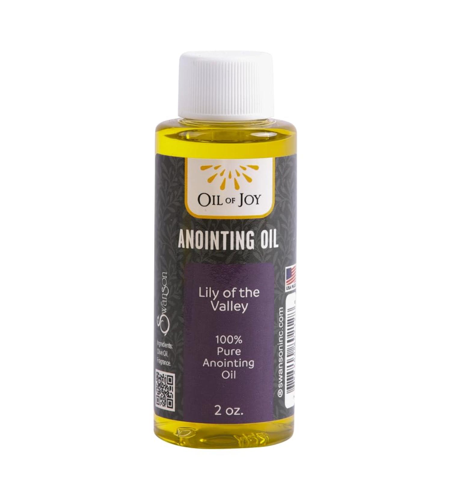 Anointing Oil Lily of The Valley 2oz - Honor & Purity Perfect Gift for Pastors Home Blessings Biblical Inspiration - Buy Online on GoSupps.com
