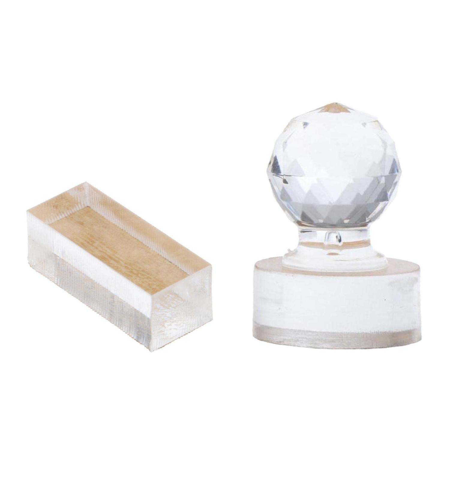 2 Pieces Press Stamp Eyeshadow Tool Supply Sealing Wedding - Buy Online on GoSupps.com