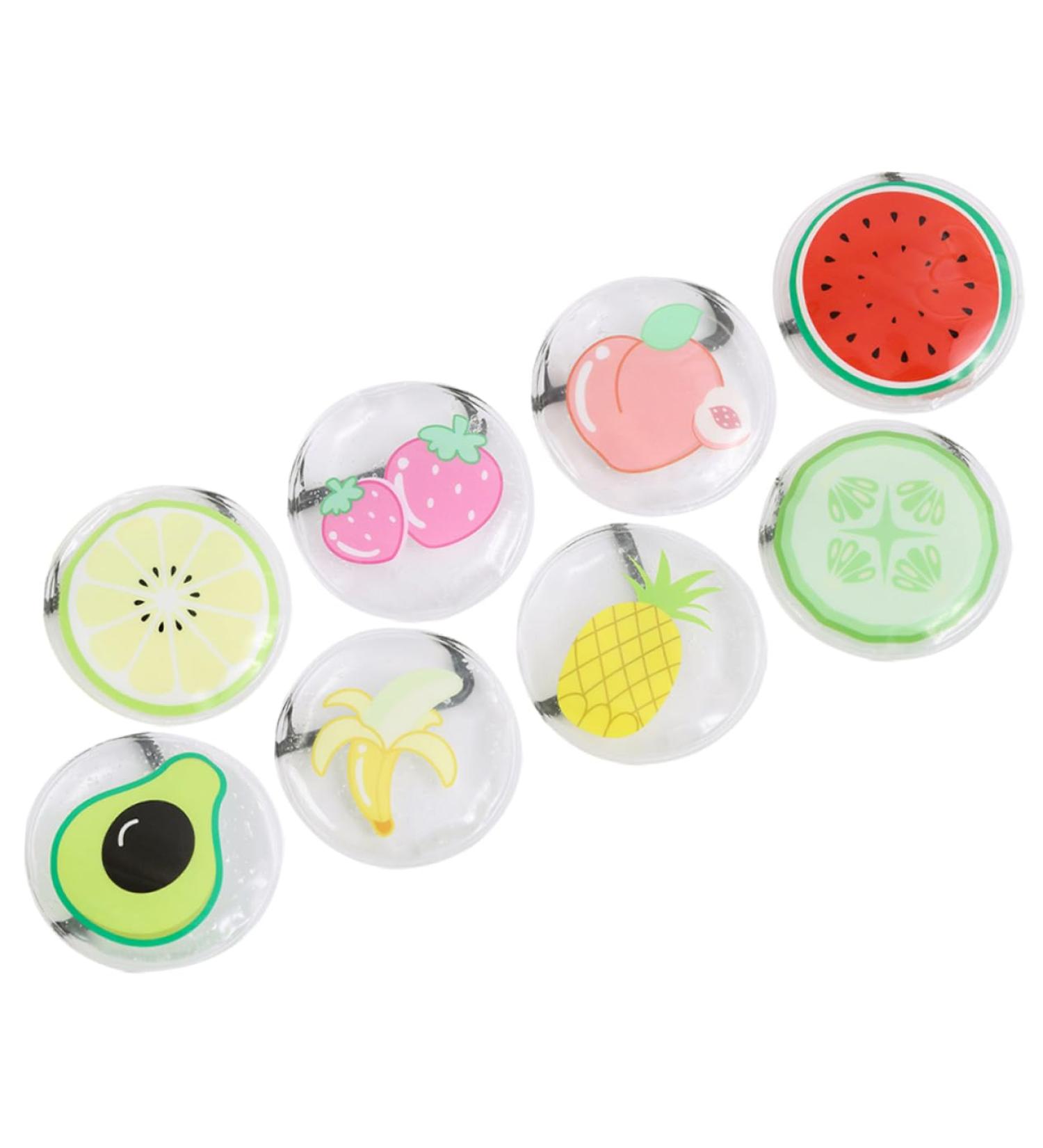 FRCOLOR 8 Pieces Eye Cooling Gels Cold Eye Pads Ice Eye Patches Cooling Package For Eyes Cooling Eye Pack Treatment Package For Eye Gel Gel Eye Protection Summer PVC Fruit - Buy Online on GoSupps.com