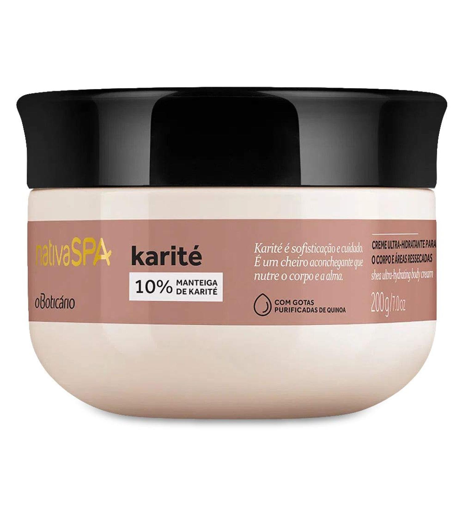 Nativa Spa Karite Ultra Moisturizing Cream 200g | Boticario - Buy Online Internationally - Buy Online on GoSupps.com