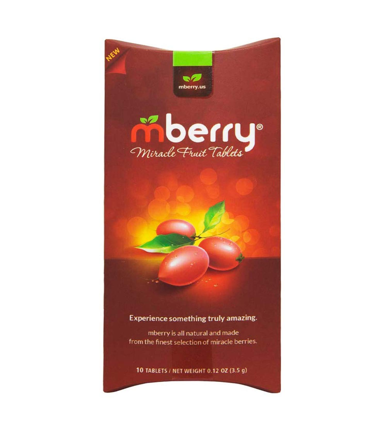 mberry Miracle Berry Tablets - 10 Count | Transform Your Taste Buds with Miracle Fruit Snacks - Buy Online on GoSupps.com