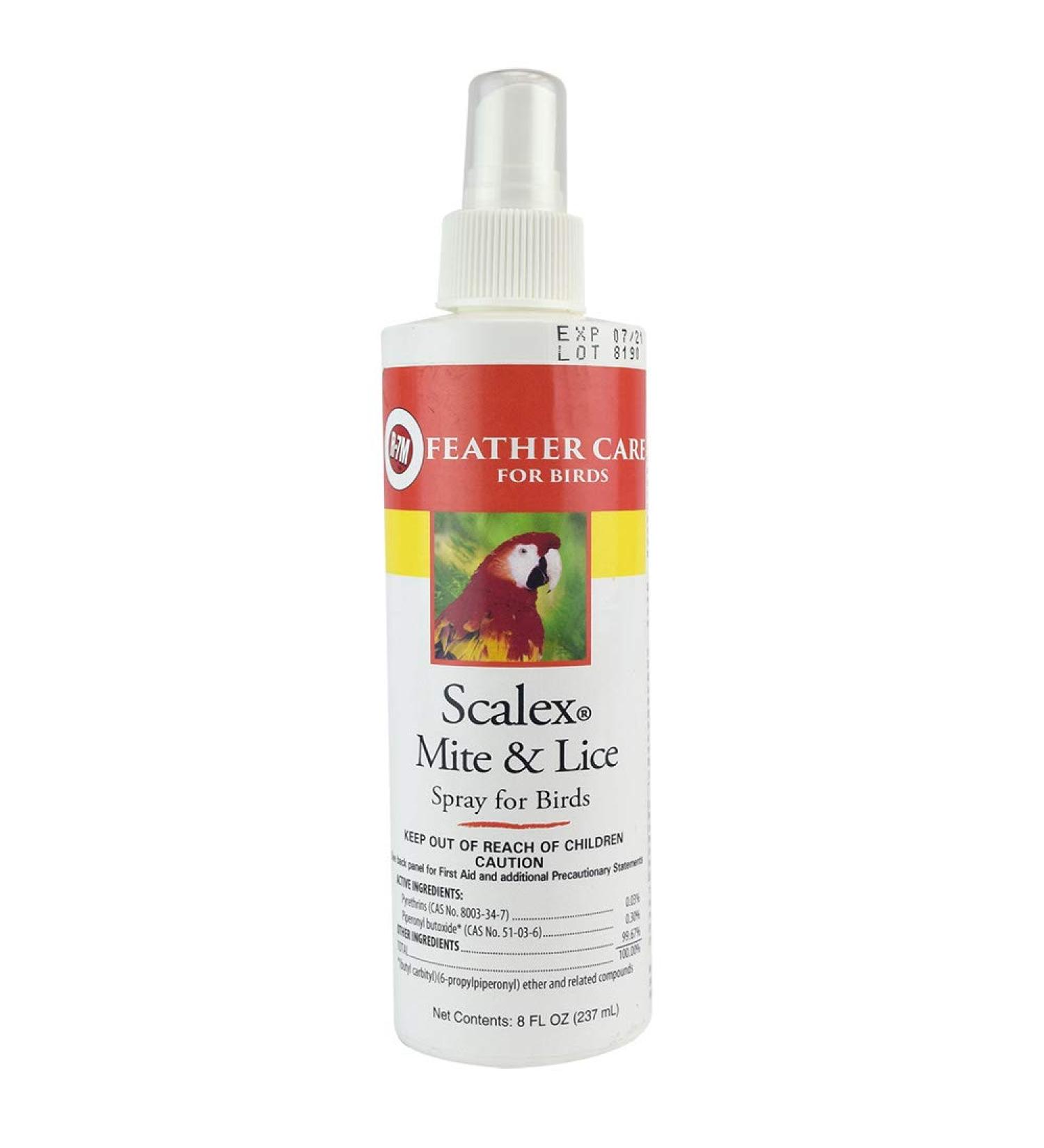 Scalex Mite & Lice Spray for Birds 8 oz.