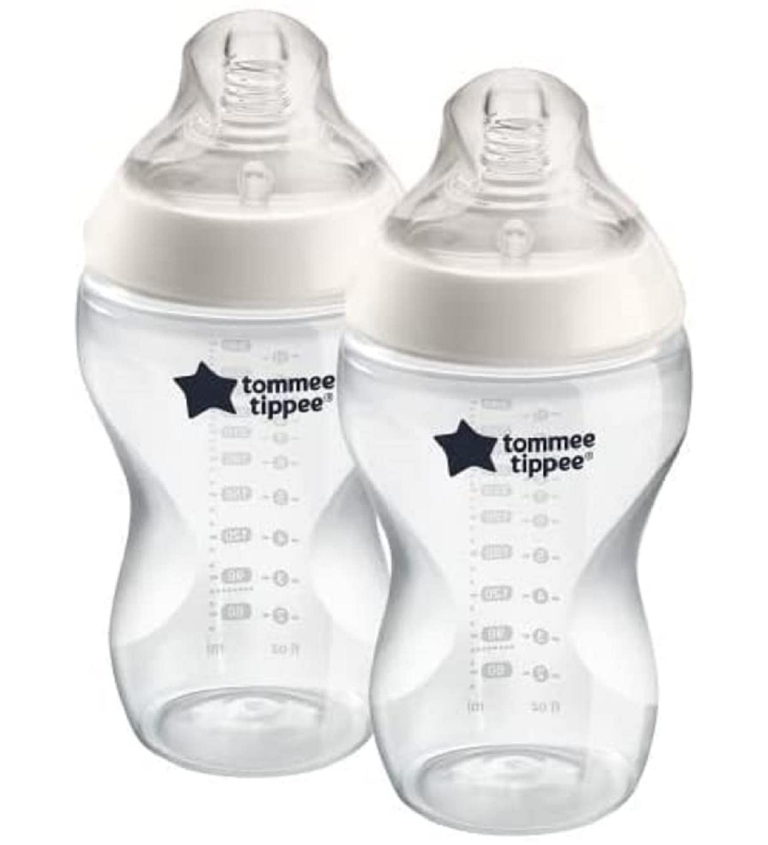 Tommee Tippee Baby Bottle 340ml - 2 Count Pack | BPA-Free, Anti-Colic, Easy to Clean - Buy Online on GoSupps.com
