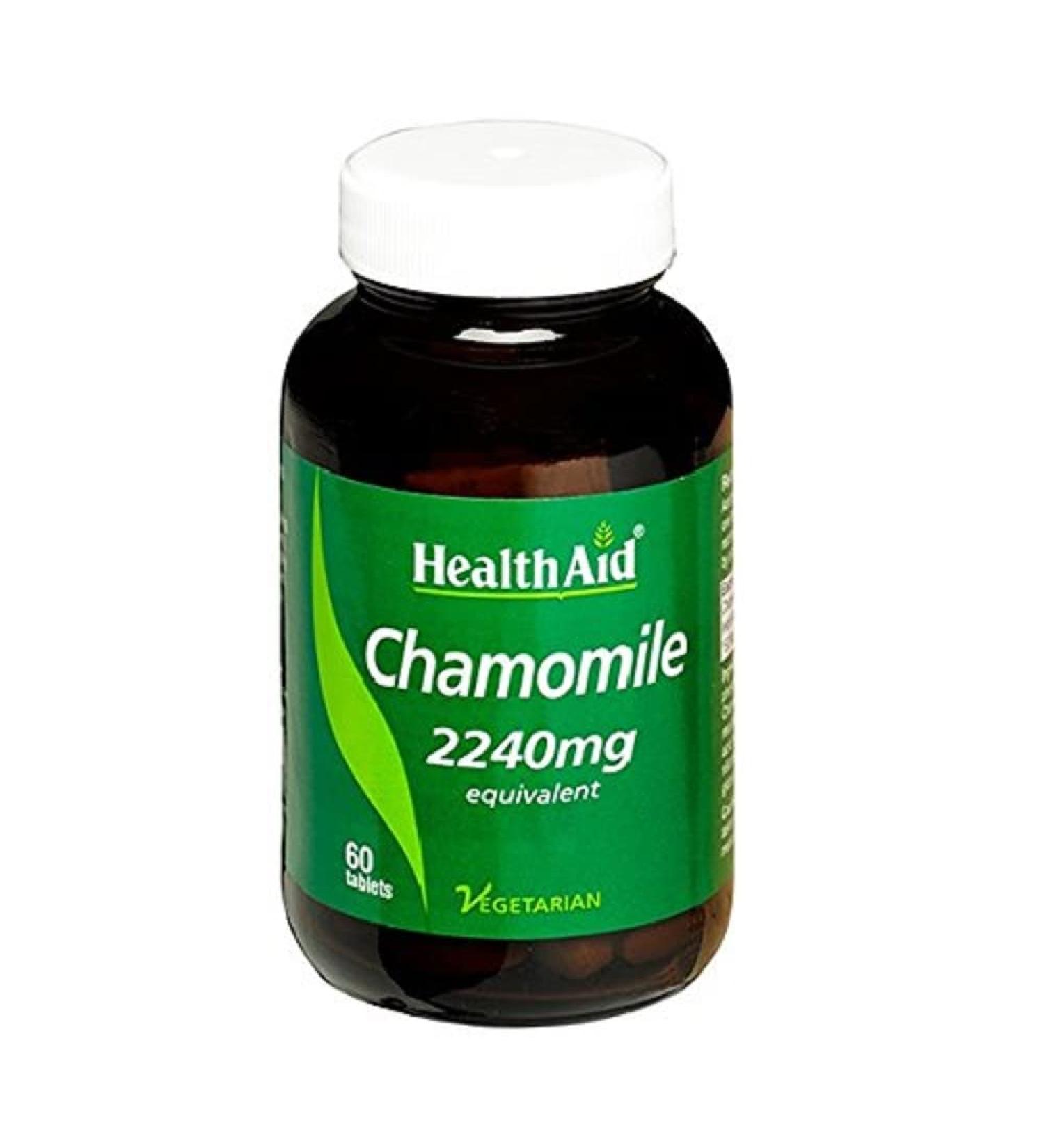 HealthAid Chamomile 550mg 60 Tablets - Buy Online on GoSupps.com