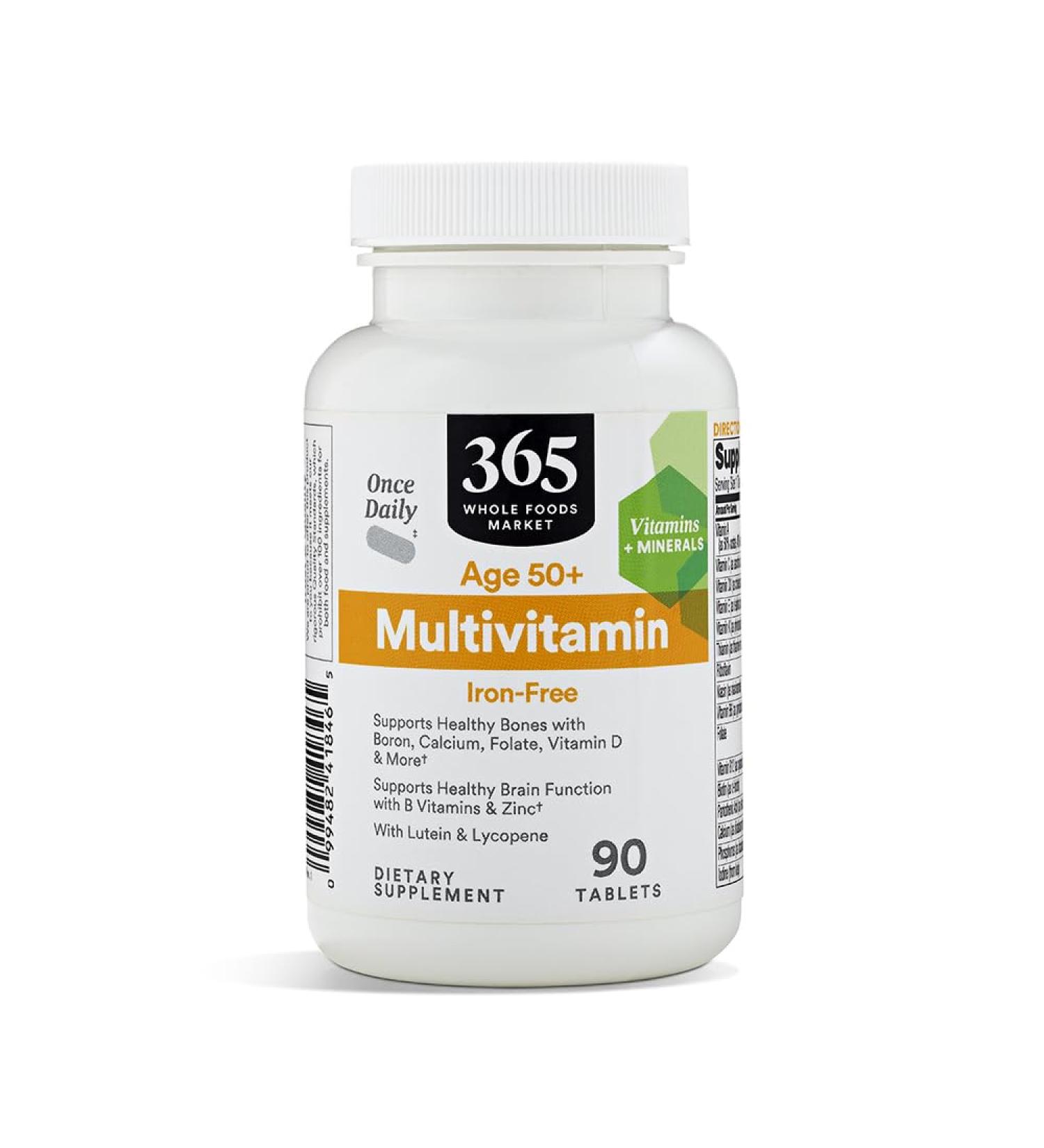 365 by Whole Foods Market Age 50+ Multi Once Daily 90 Count - Buy Online on GoSupps.com