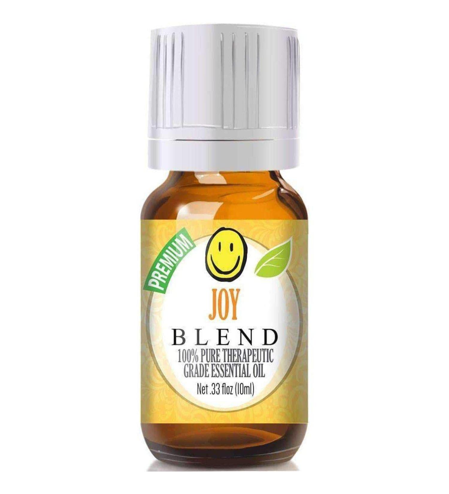 Healing Solutions Joy Essential Oil Blend - 100% Pure Therapeutic Grade - 10ml - Aromatherapy Oils Joy Blend 0.33 Fl Oz (Pack of 1)