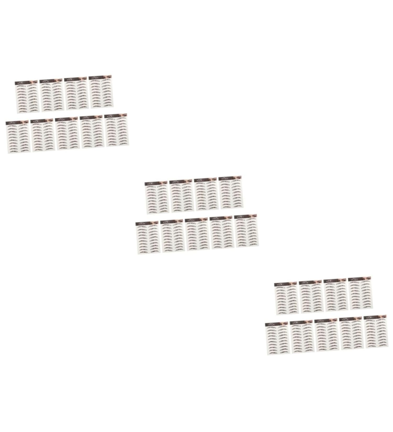FRCOLOR 27 Sheets Waterproof Eyebrow Stickers Waterproof Sticker Waterproof Transfer Eyebrows 4d Water Proof - Buy Online on GoSupps.com