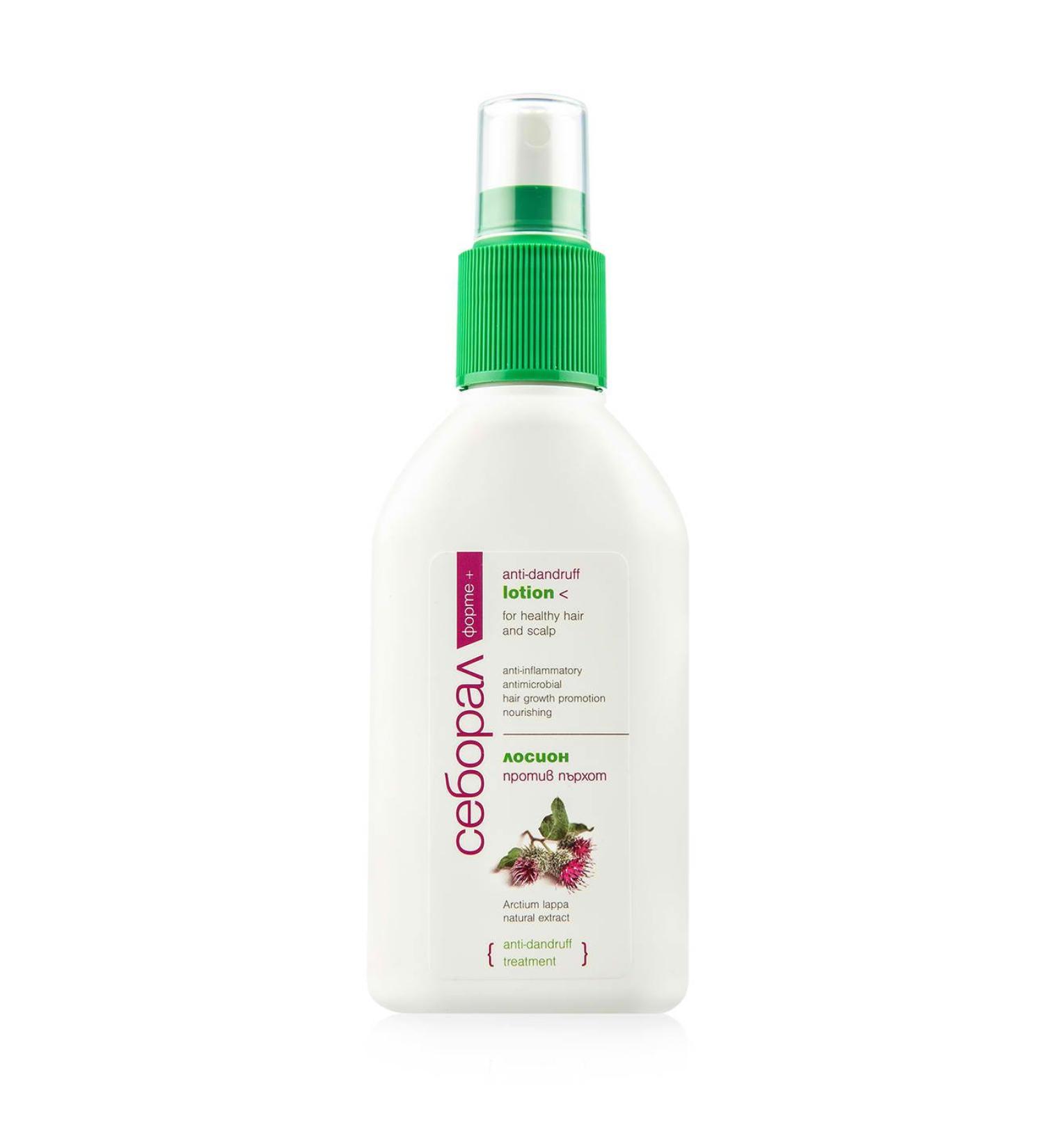Anti-dandruff spray lotion with natural burdock extract for healthy hair & scalp 150 ml