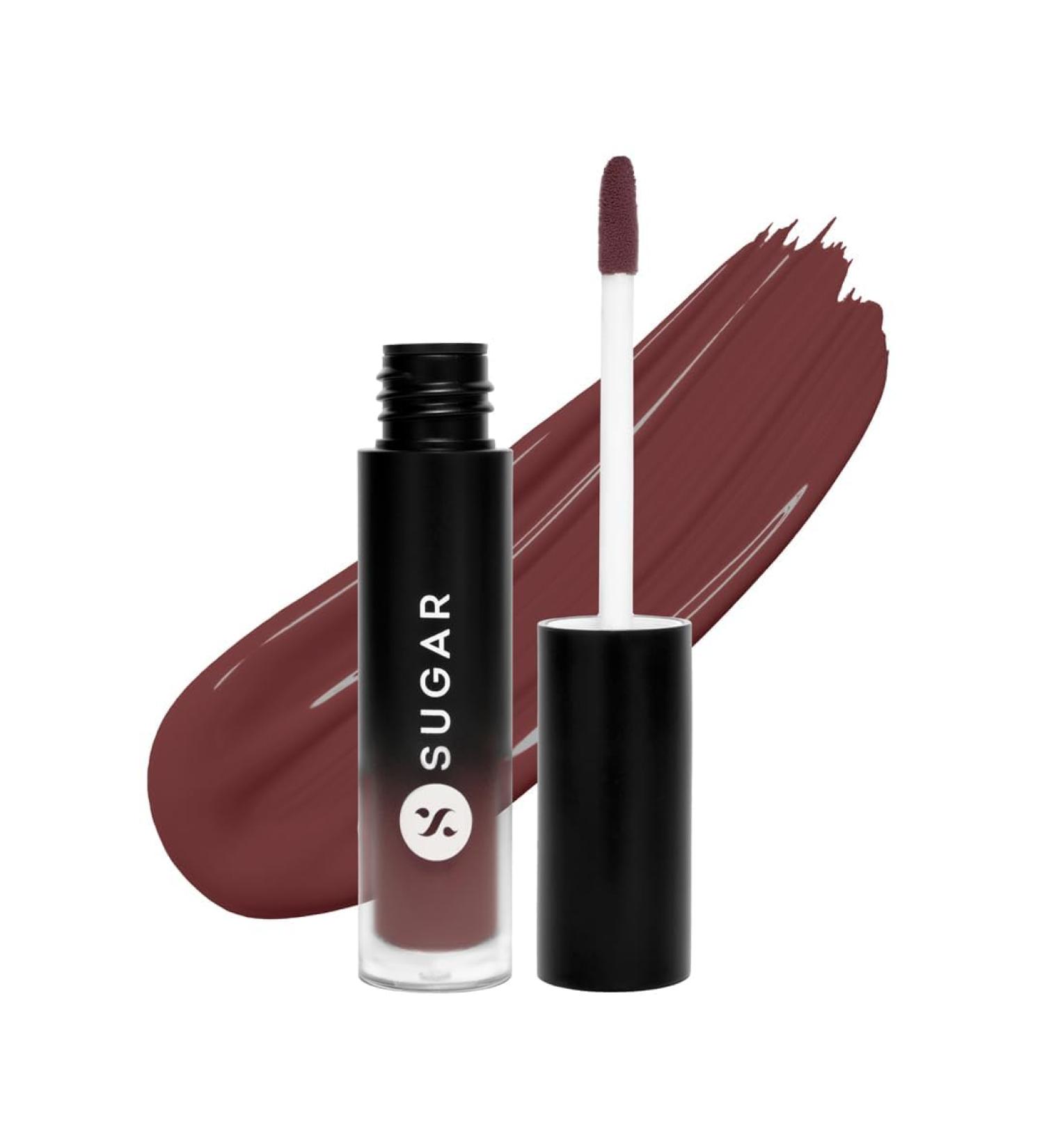 Love Earth Cosmetics Mousse Muse Lip Cream Lasts 24+ hours Creamy Mousse Lipstick Waterproof & Smudgeproof 5ml 13 Vandyke Brown - Buy Online on GoSupps.com