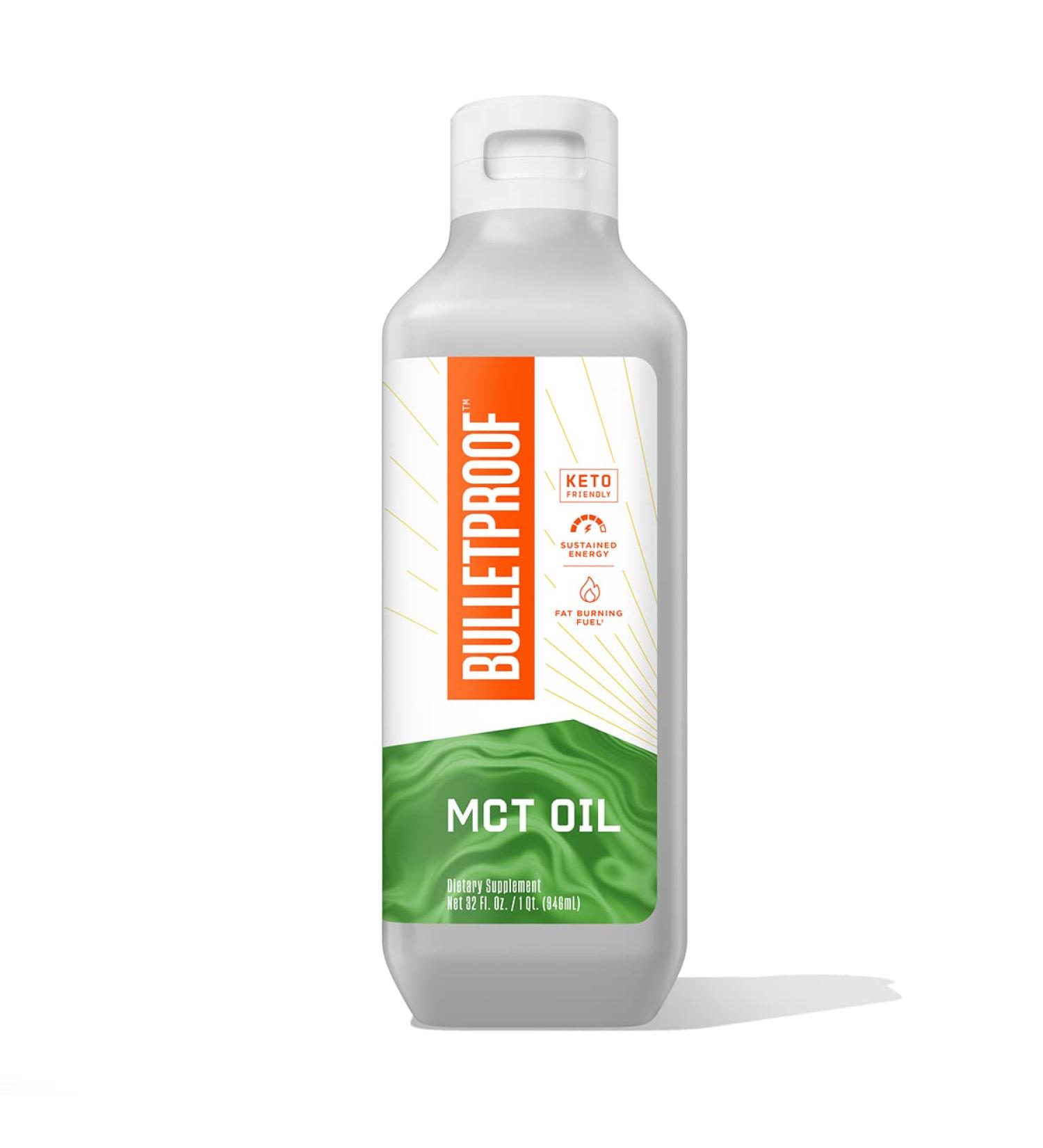 Bulletproof XCT MCT Oil 32 Oz | C10 & C8 MCT Oil | Amplifies Energy | Keto Friendly - Buy Online on GoSupps.com