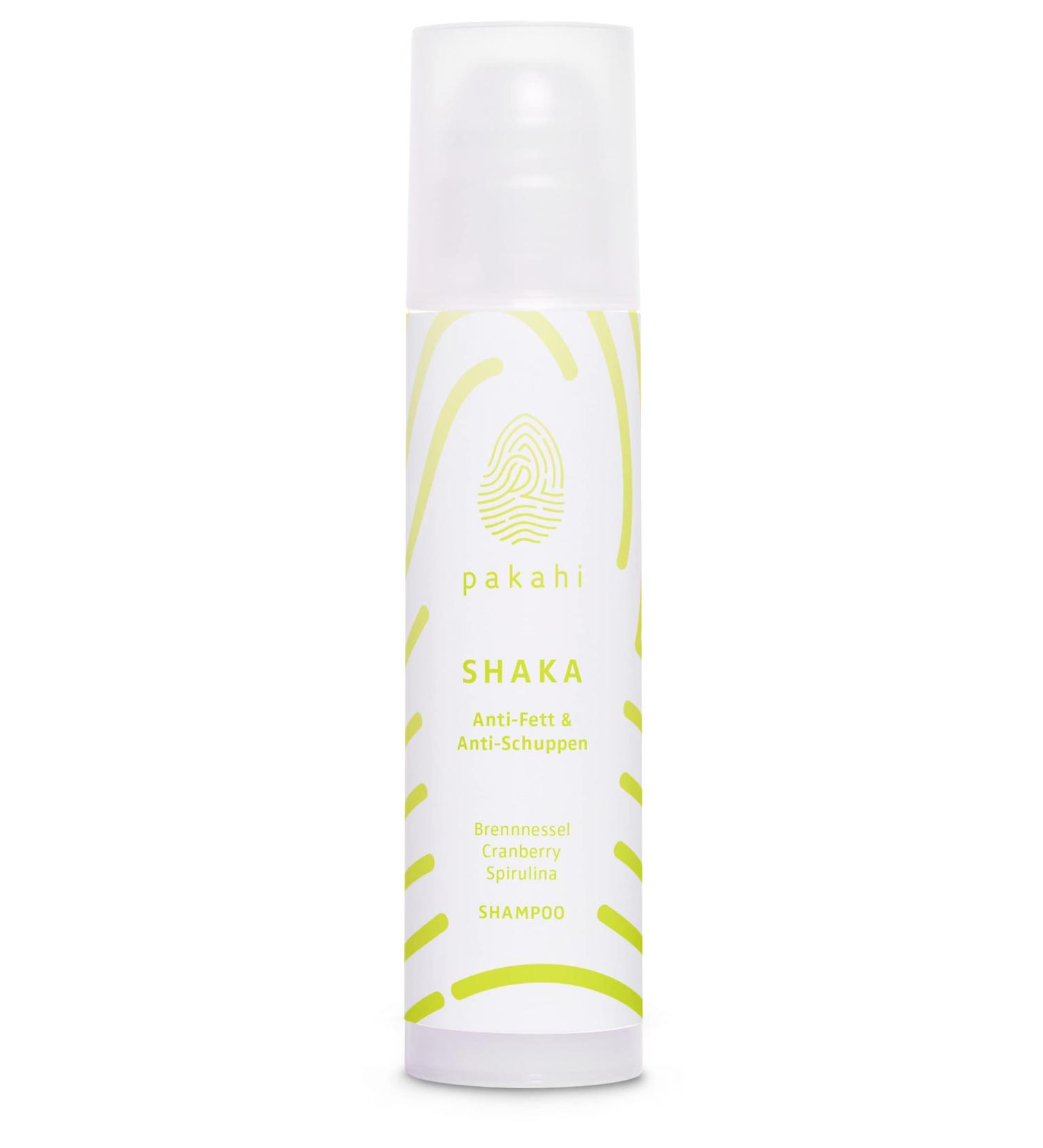 Pakahi Natural Cosmetics Organic antidandruff shampoo Shaka for oily hair lemon mojito scent sensitive and itchy scalp vegan and not tested on animals 200 ml - Buy Online on GoSupps.com
