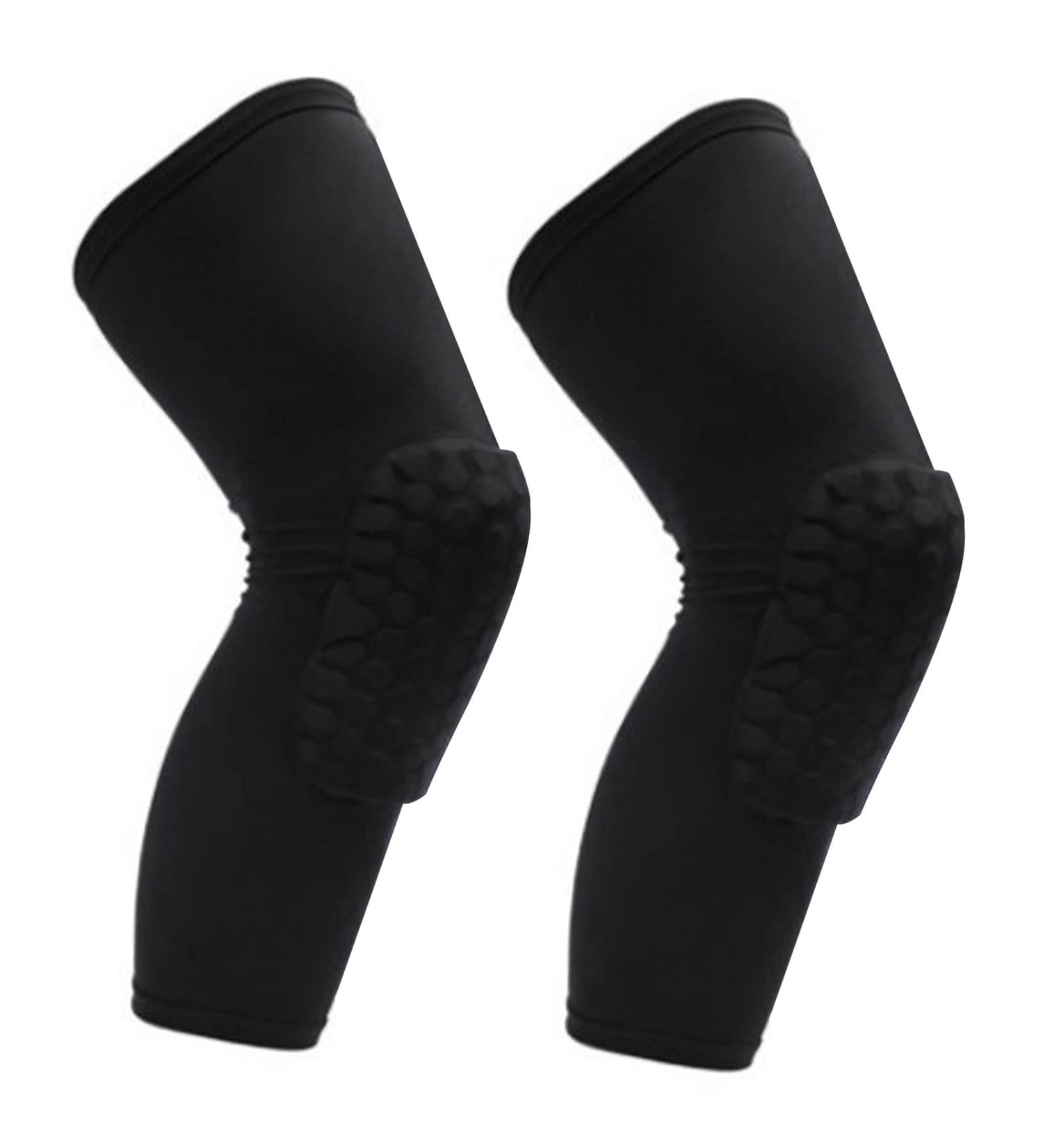Unisex Compression Knee Brace Sleeve for Basketball - Anticollision Support - Black - Size M (160-175CM - Buy Online on GoSupps.com