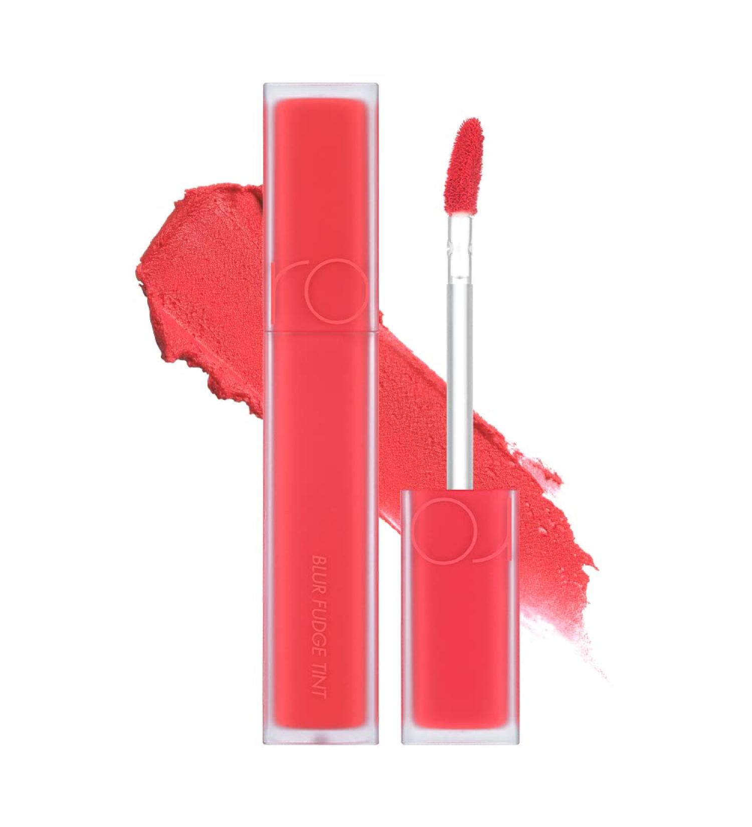 rom&nd BLUR FUDGE TINT 09 CORAL JUBILEE | Matte Lipstick | Super Stay Cream Type | Highly Pigmented K-Beauty | Moisturizing 0.17oz - Buy Online on GoSupps.com