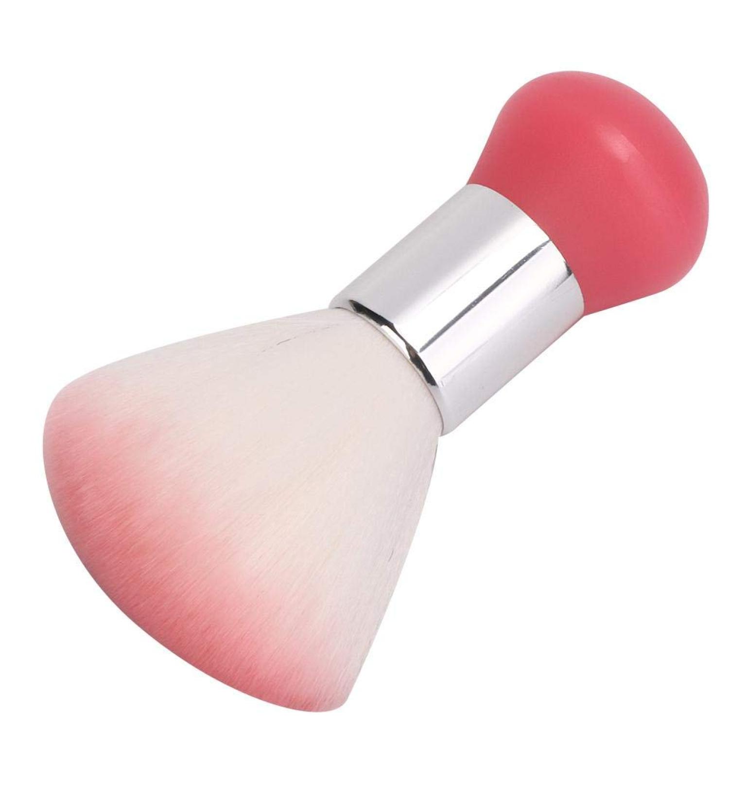Broken Hair Sweep Brush - Pink Neck Brush for Hairdressers & Barbers | Clean Hair with Ease - Buy Online on GoSupps.com