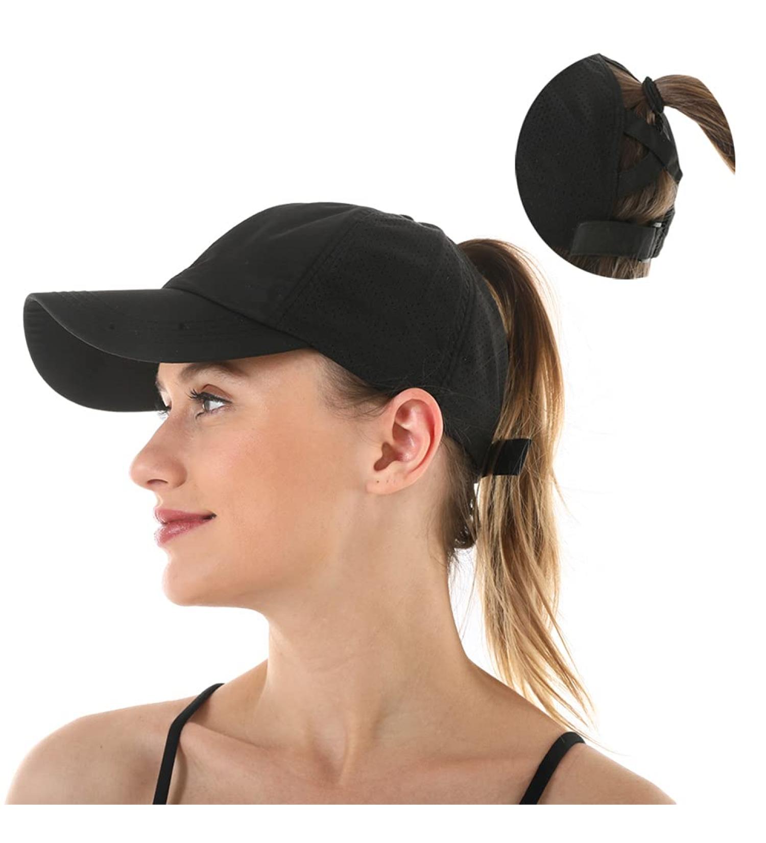 Yamee Baseball Cap for Summer - Adjustable Sun Protection Hat for Men & Women | Outdoor Sport Cap (Black 57-58cm) - Buy Online on GoSupps.com